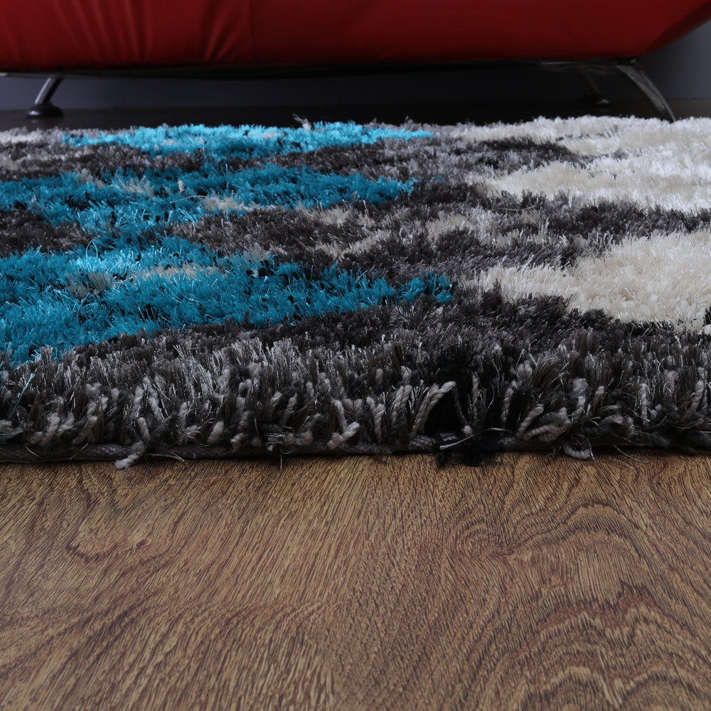 Facet Hand Tufted Rug - Premium Modern Geometric Area Rug for Living Room, Bedroom & Office - Soft & Durable Home Decor