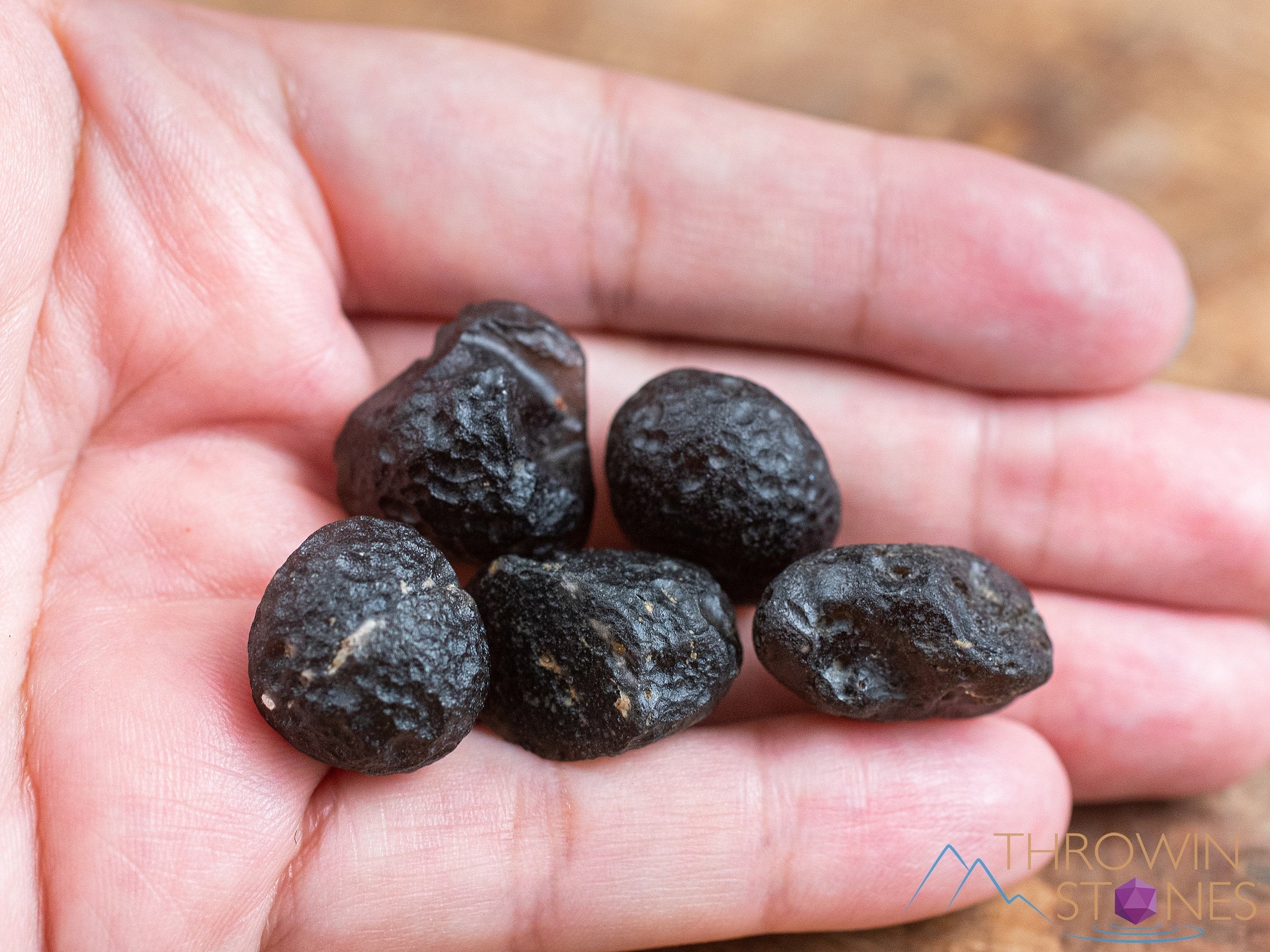 COLOMBIANITE Raw Crystal Tektite Obsidian - Natural Partial Round Shape for Metaphysical Healing, Chakra Balancing & Energy Work - Perfect for Meditation, Jewelry Making & Spiritual Practices (E1870)