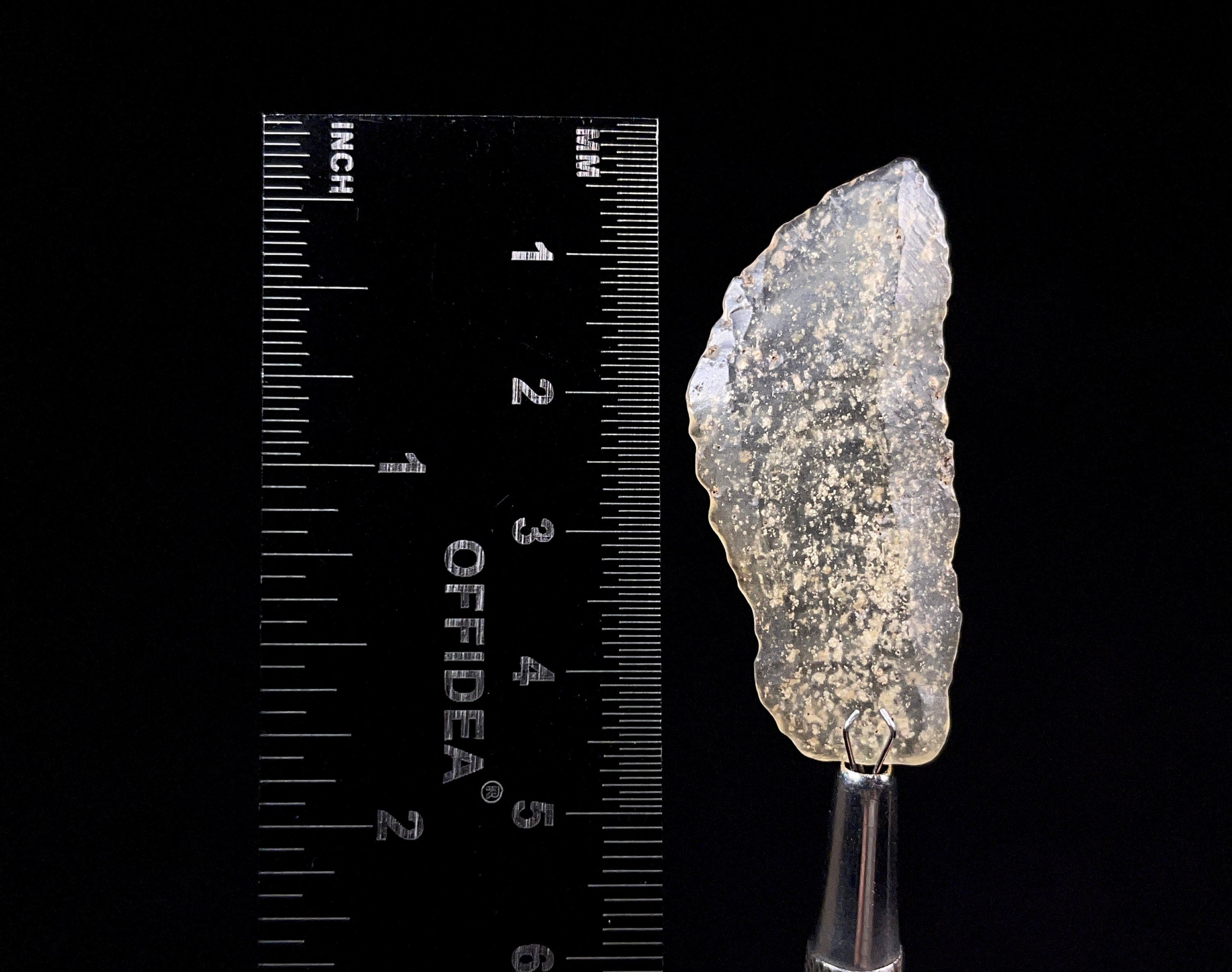Libyan Desert Glass Raw Crystal - Rare Natural Mineral Specimen for Chime Making, Unique Gift & Home Decor | Perfect for Meditation, Healing & Crystal Collections (52205)