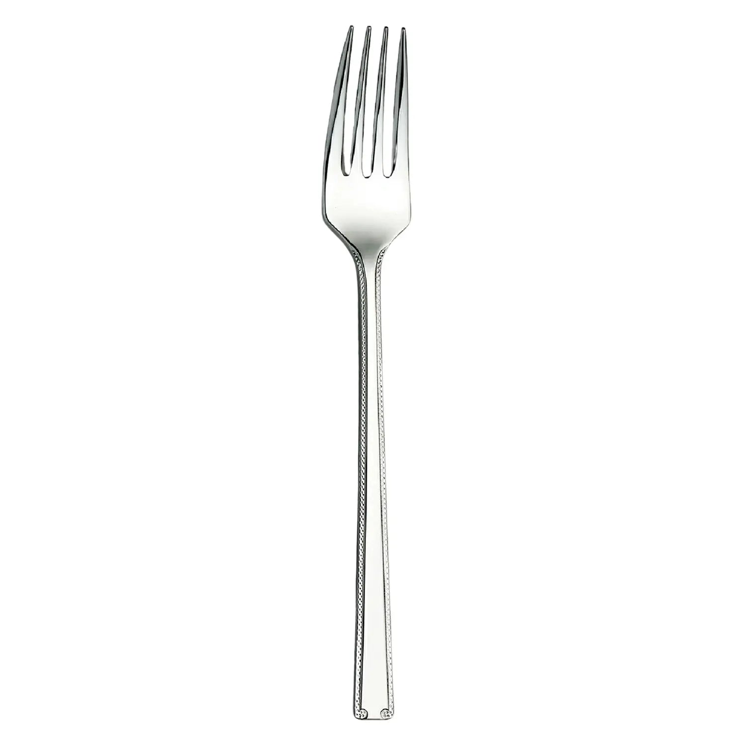 Luckywood Romantic Stainless Steel Dessert Forks Set of 4 - Elegant Cake Forks for Wedding, Party, Tea Time & Dessert Serving - Perfect for Cake, Pastry, Fruit & Ice Cream