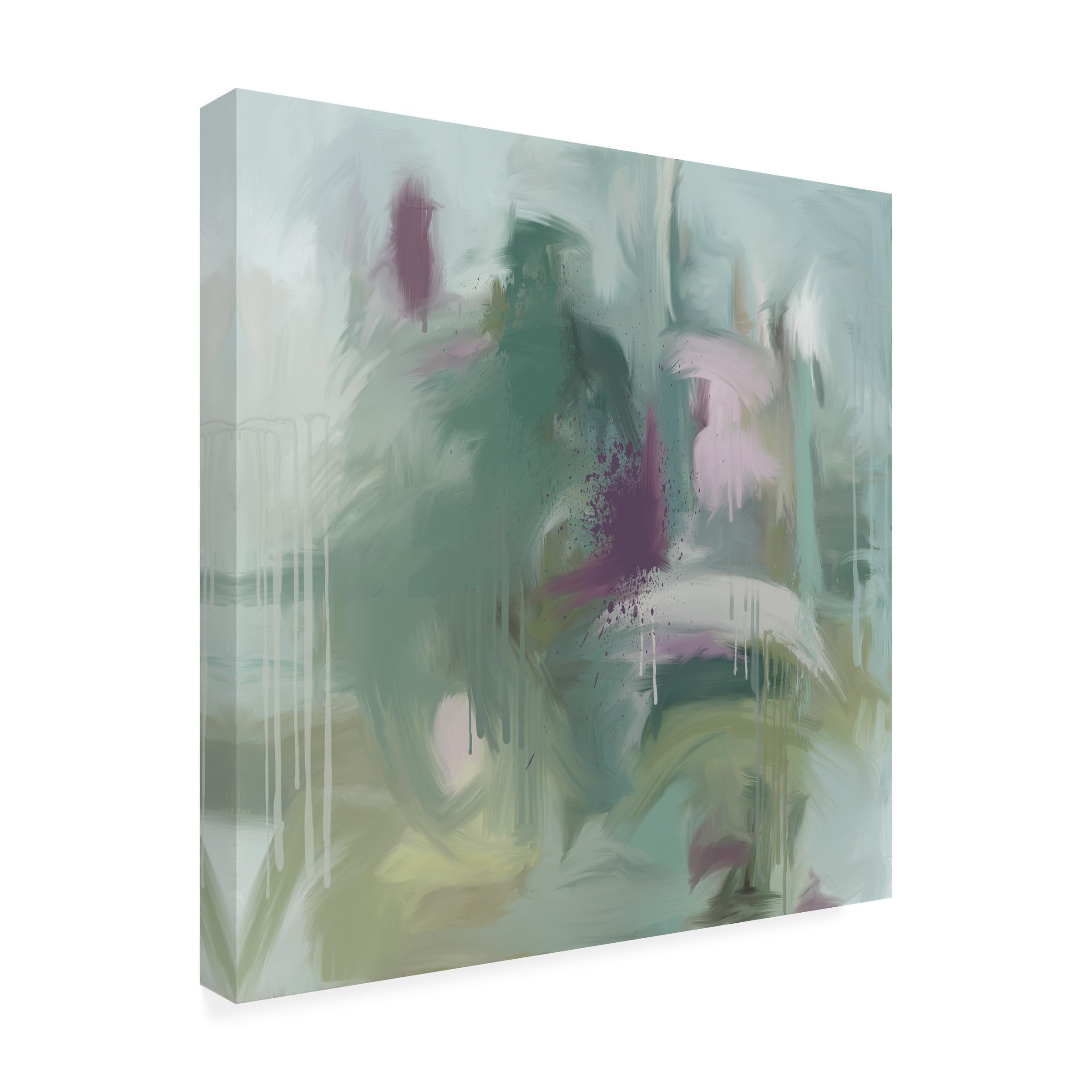 Trademark Fine Art 'Blockade' Canvas Wall Art Print - Modern Abstract Painting for Living Room, Bedroom & Office Decor | Art Licensing Studio Collection