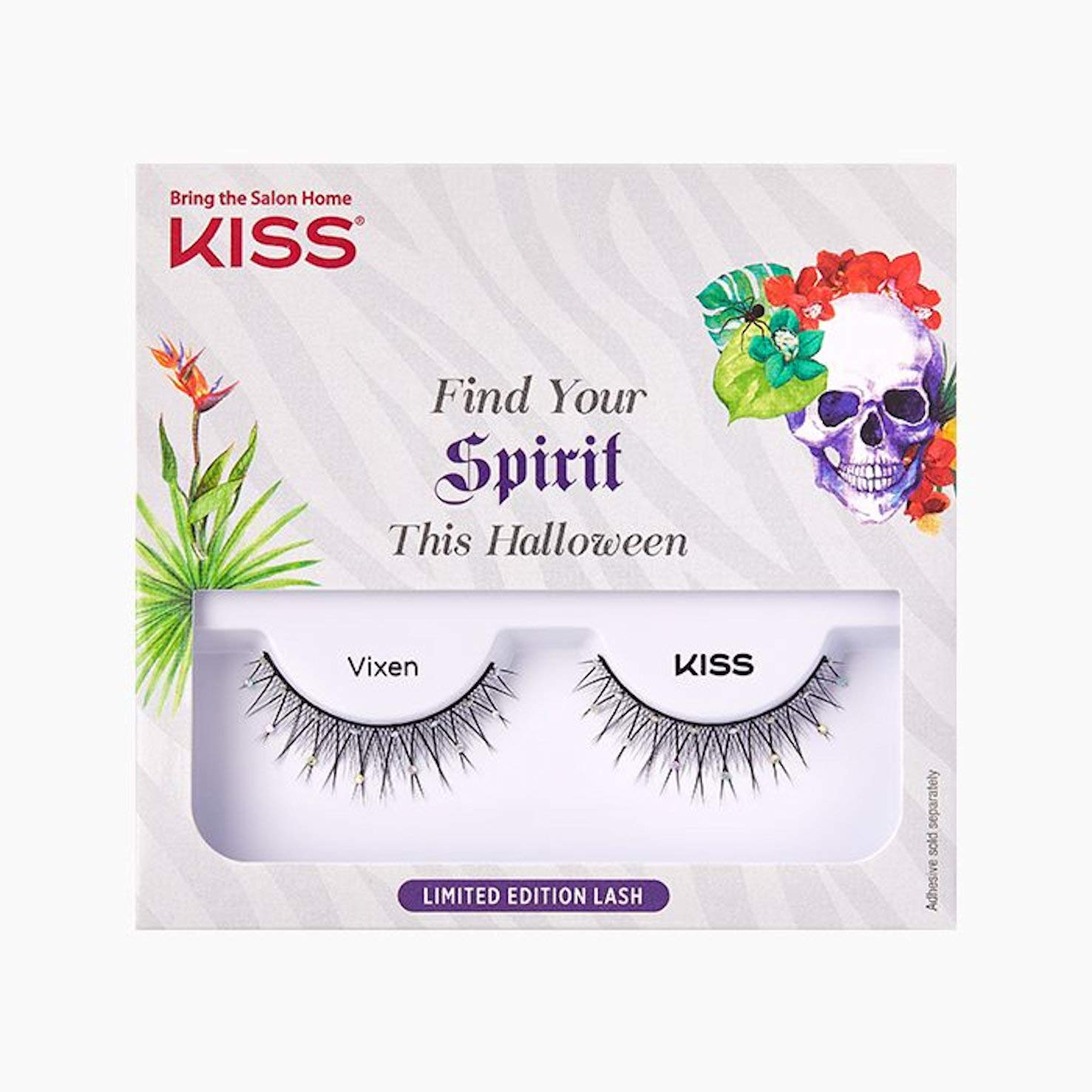Kiss Find Your Spirit Animal Lashes - Limited Edition Lash-Vixen | Dramatic False Eyelashes for Halloween, Cosplay & Special Occasions