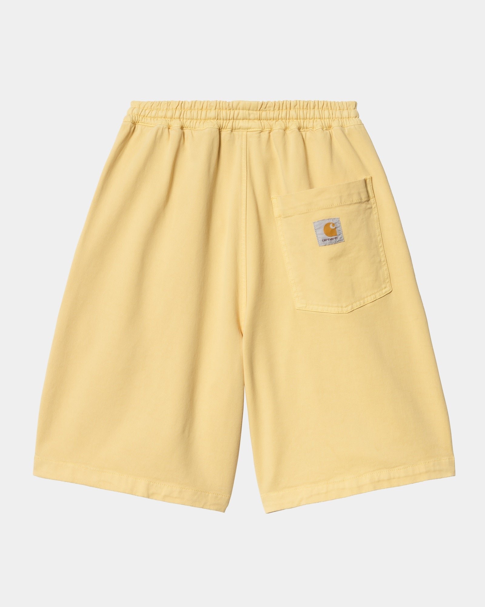 Floyde Shorts for Men - Air Yellow Garment Dyed Casual Shorts | Comfortable Summer Wear for Outdoor Activities & Beach