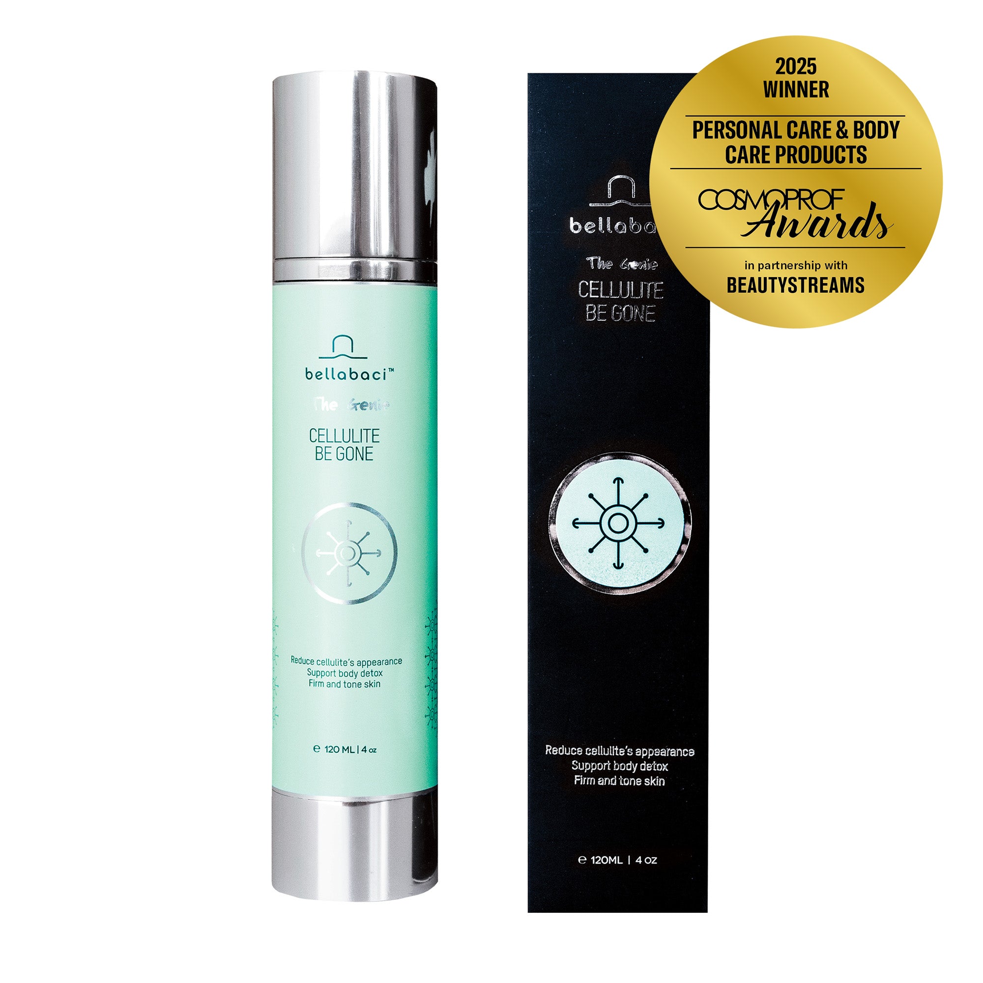 Bellabaci Cellulite Be Gone Genie Wellness Gel - Anti-Cellulite Treatment Cream for Thighs, Buttocks & Stomach - Firming & Toning Body Gel for Smooth Skin - Perfect for Post-Workout Recovery & Spa Days