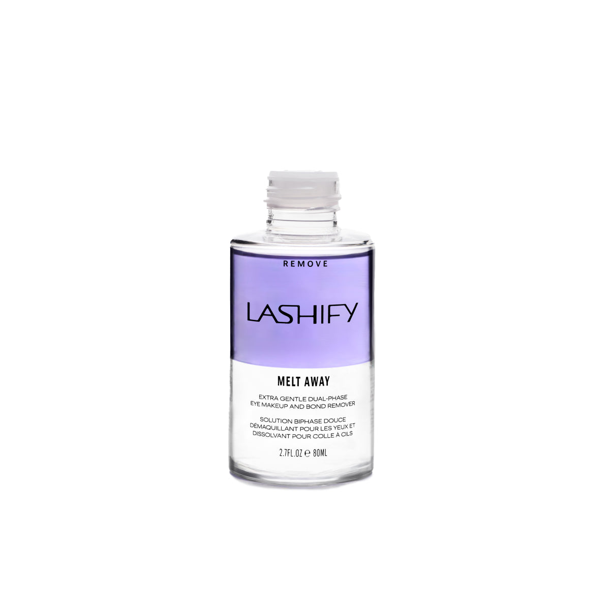 NEW! Melt Away Extra Gentle Dual Phase Eye Makeup & Lash Bond Remover - Waterproof Mascara & Eyelash Extension Remover for Sensitive Eyes | Perfect for Daily Use & Professional Salon Treatments