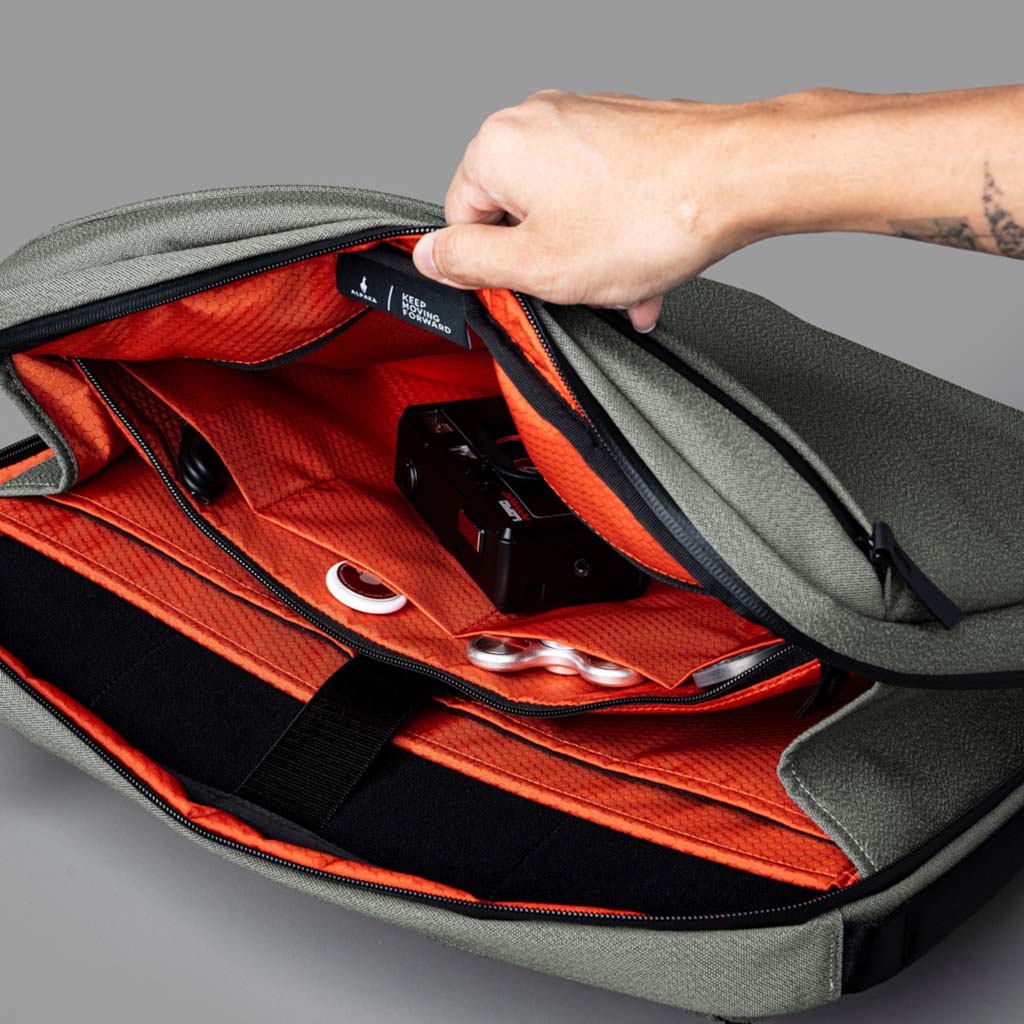 Elements Tech Brief Pro - Lightweight & Durable Laptop Backpack for Work & Travel | Water-Resistant USB Charging Port | Perfect for Business Professionals & College Students