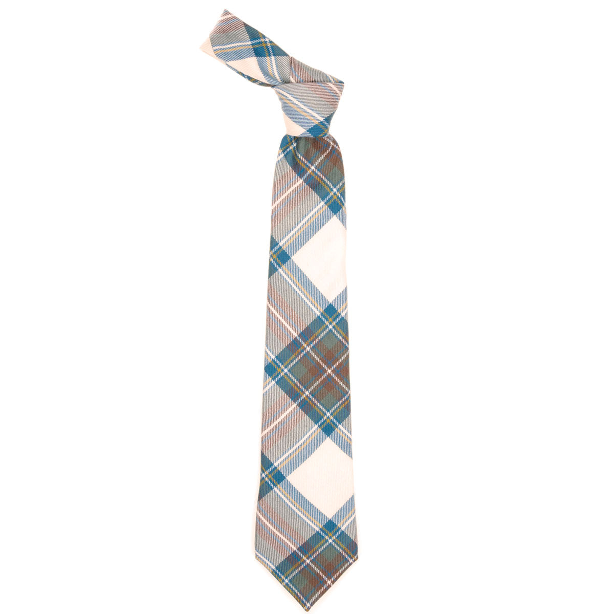 Stewart Blue Dress Tartan Tie - Classic Scottish Plaid Necktie for Men | Perfect for Weddings, Office & Formal Events
