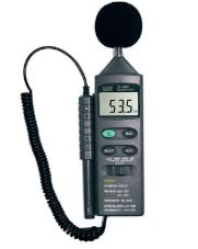 DT-8820 Digital Multifunction Environmental Meter - Sound Level Decibel Meter, Light Lux Meter, Humidity & Temperature Tester for Home, Office, Industrial Use