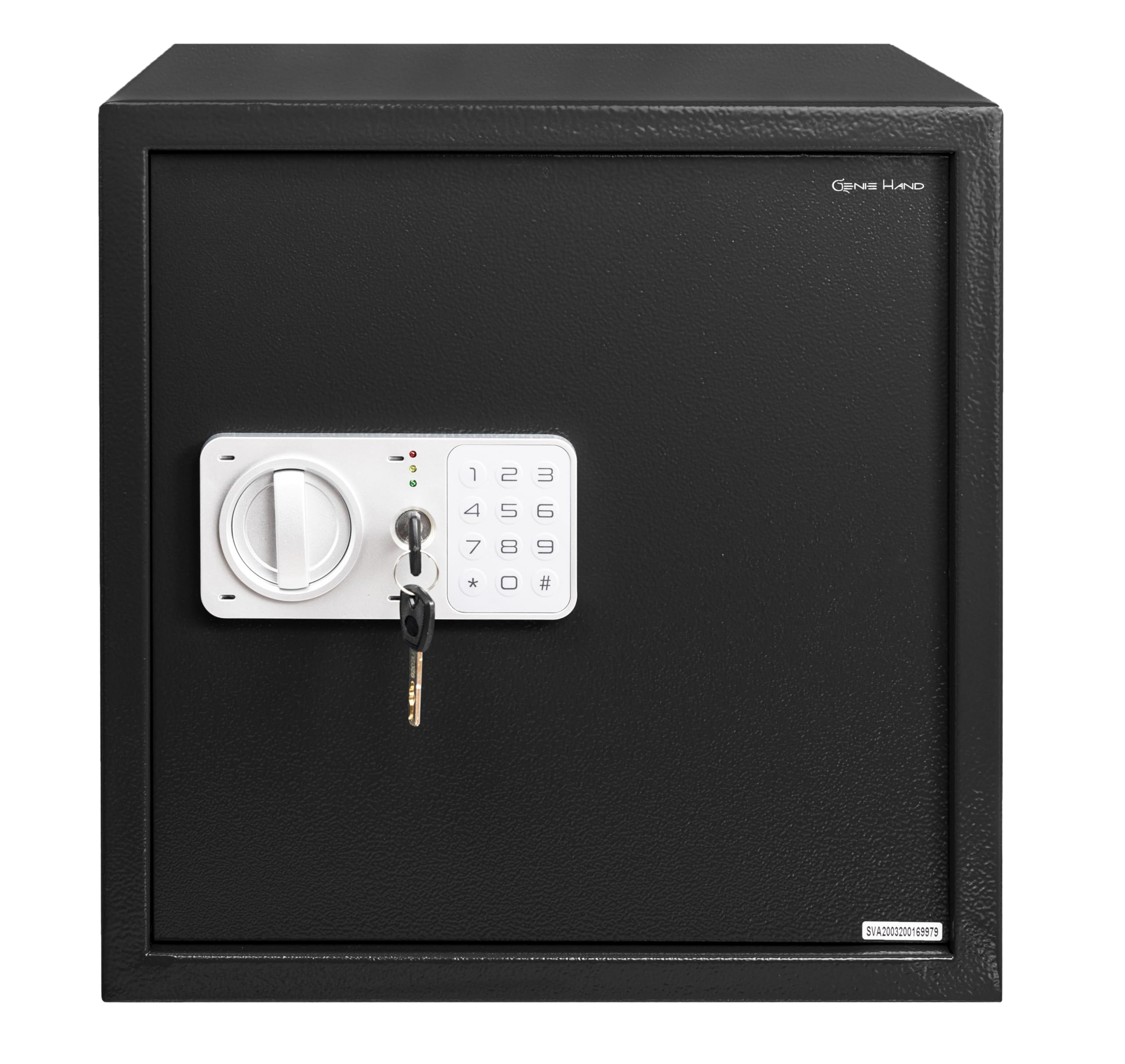 Genie Hand Time Lock Safe with Countdown Timer - B-Class Security Lock & Anti-Bounce Technology - Perfect for Home, Office, and Gym Storage