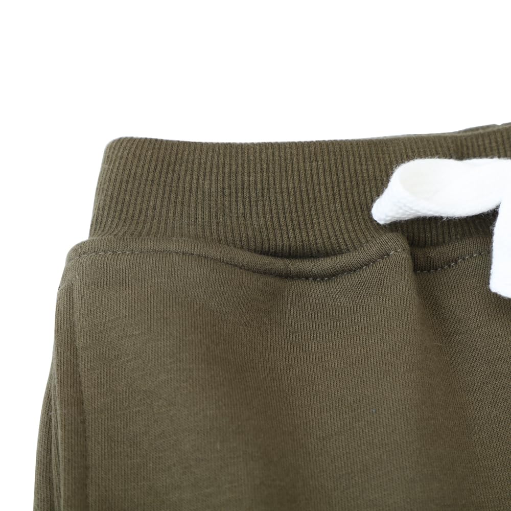 DINGDONG'S CLOSET Toddler Boys' Drawstring Cargo Shorts - Comfortable Playwear for Outdoor Activities & Summer Adventures