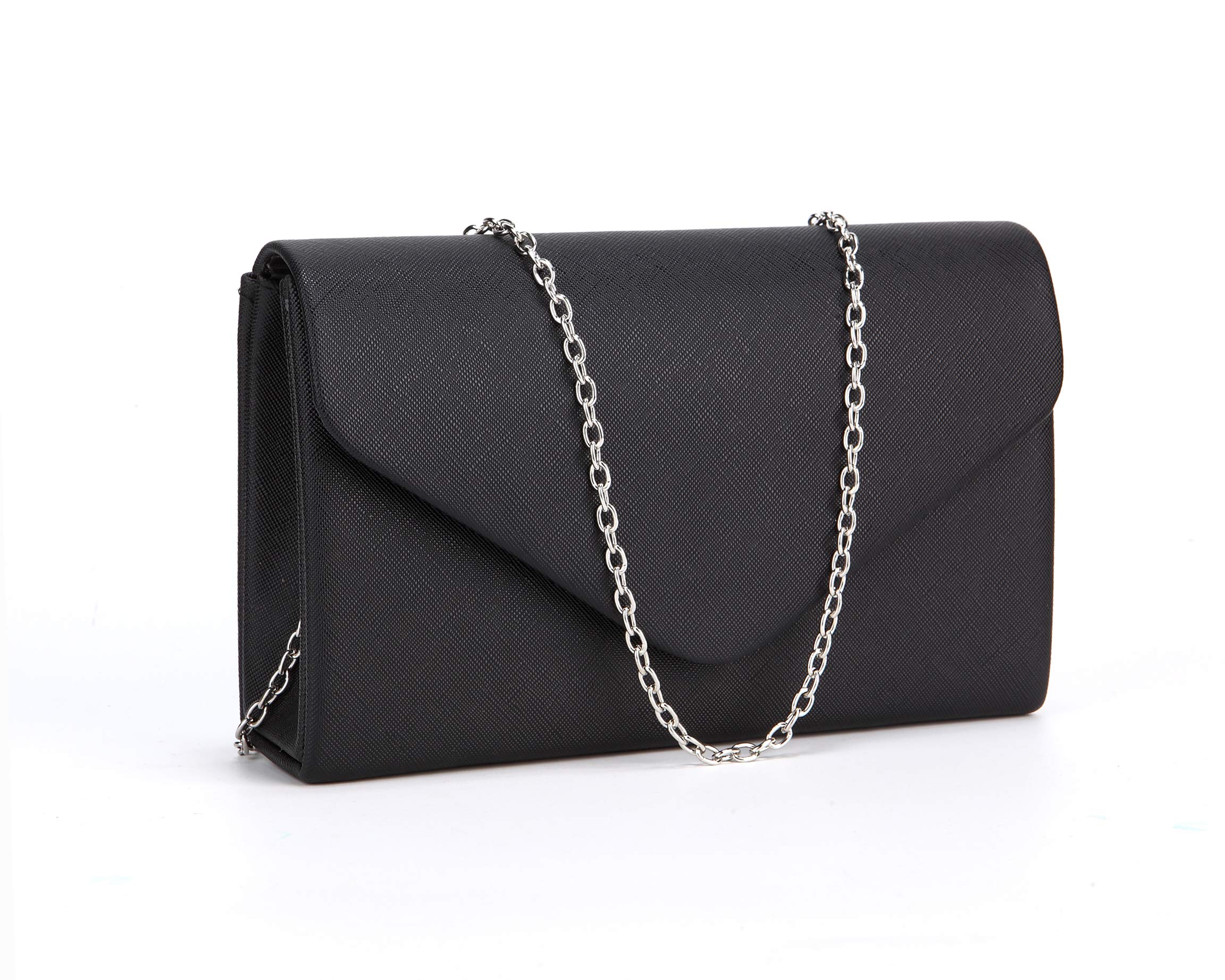 Elegant Faux Leather Women's Envelope Clutch Purse - Crossbody Evening Bag for Wedding, Party & Special Occasions | Perfect for Date Nights, Prom & Formal Events