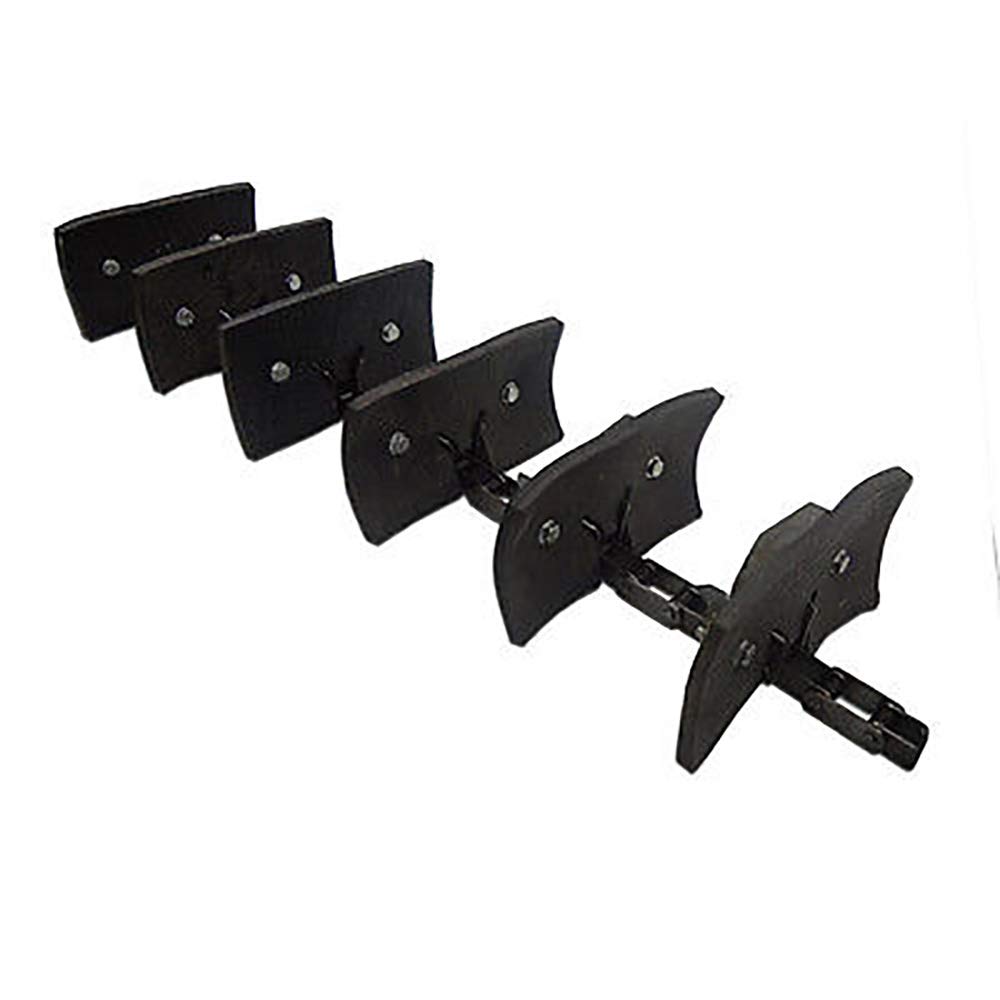 RAParts AM87281911 Clean Grain Elevator Chain with Durable Rubber Paddles - Heavy-Duty Replacement for Agricultural Harvesting Equipment - Perfect for Grain Handling in Farms and Elevators