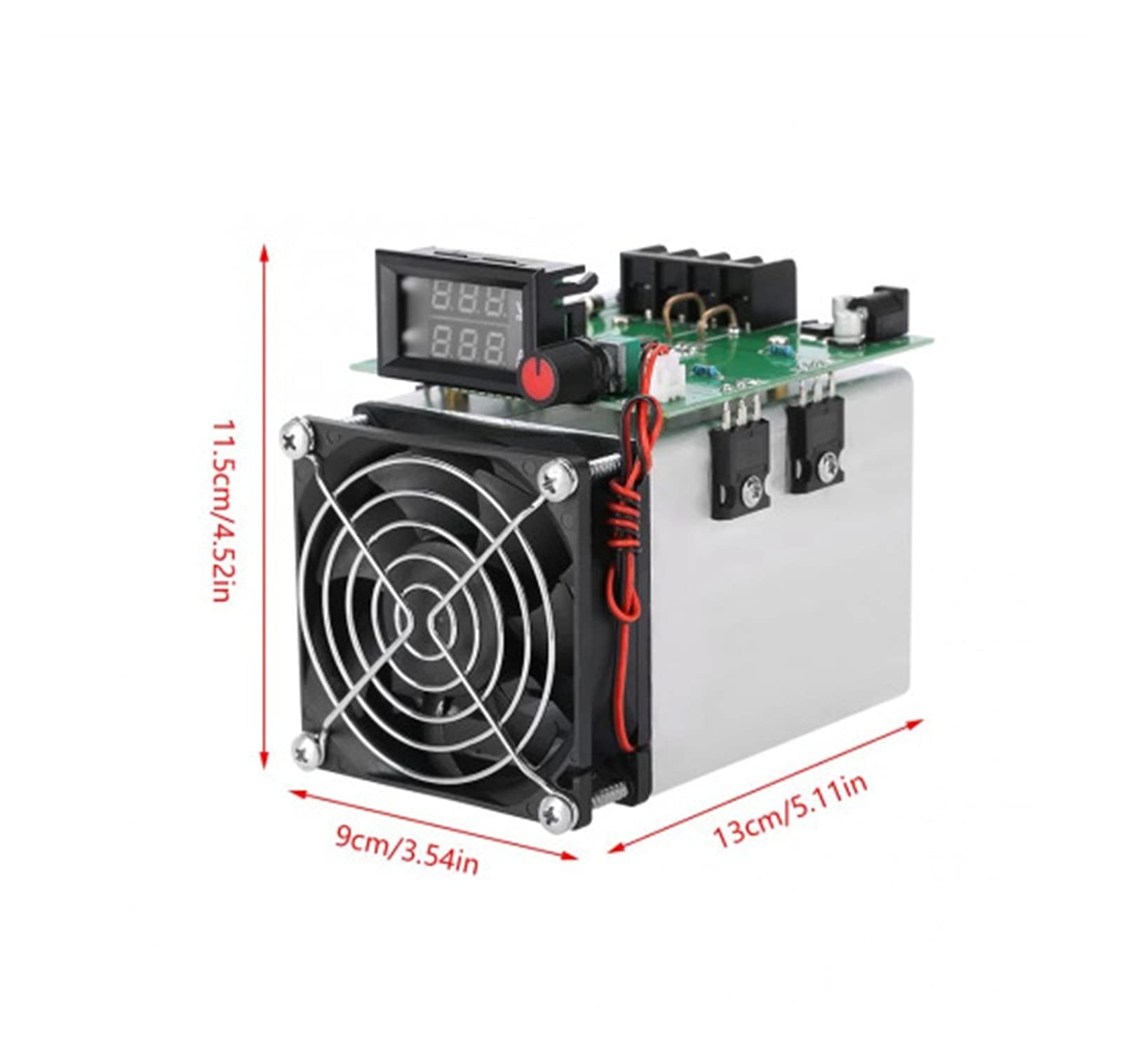 12V 250W Electronic Load Battery Tester - Adjustable 0-20A Discharge Module for Battery Capacity Testing, Aging Analysis & Power Supply Evaluation | Perfect for Lab Testing, DIY Projects & Electronics Repair