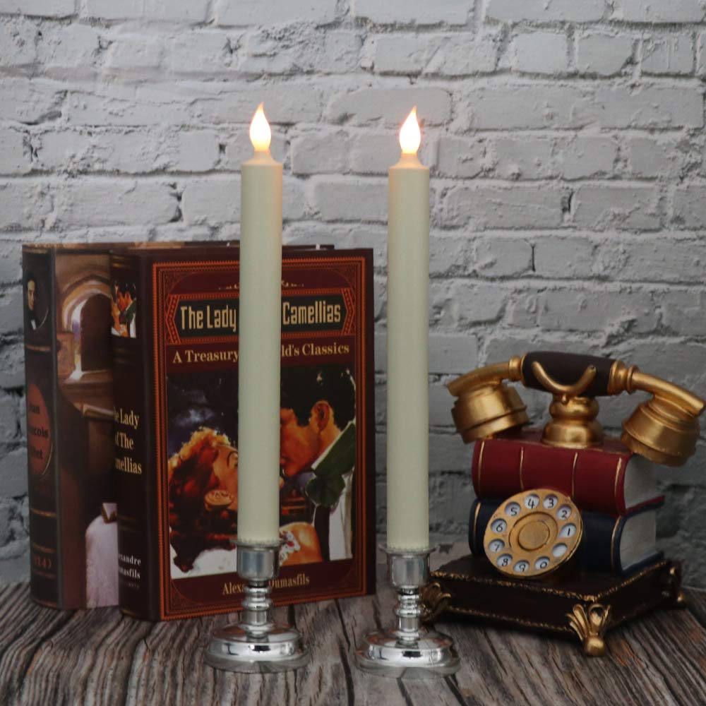 Flameless LED Candles with Remote & Timer - 6 Pack for Christmas Decor