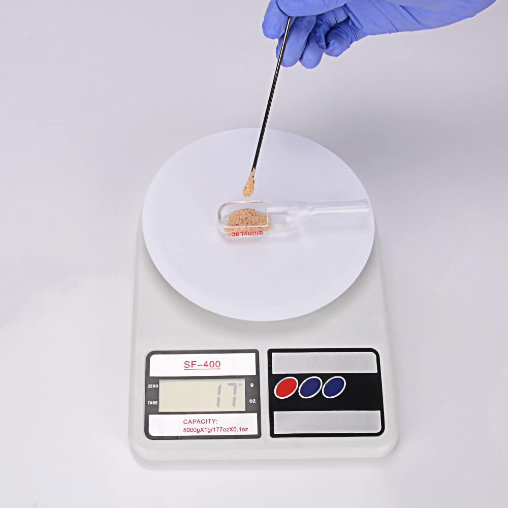 Stonylab Borosilicate Glass Weighing Funnel with Pouring Neck - Premium Lab Funnel for Precise Sample Transfer & Chemical Measurement | Ideal for Laboratory Research, Chemistry Experiments & Scientific Applications