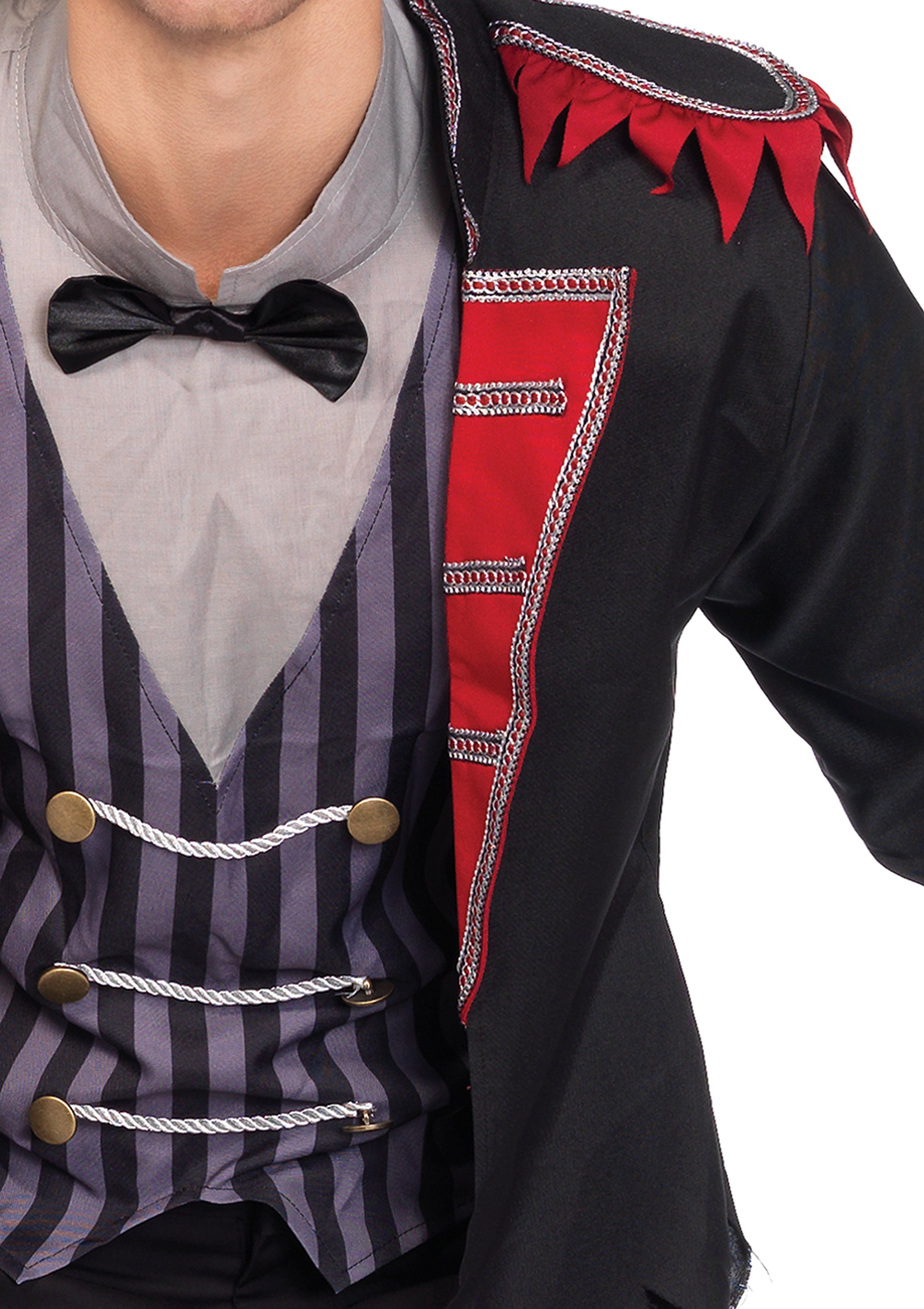 Leg Avenue Men's Sinister Ring Master Costume - Gothic Circus Ringleader Outfit for Halloween, Cosplay & Themed Parties