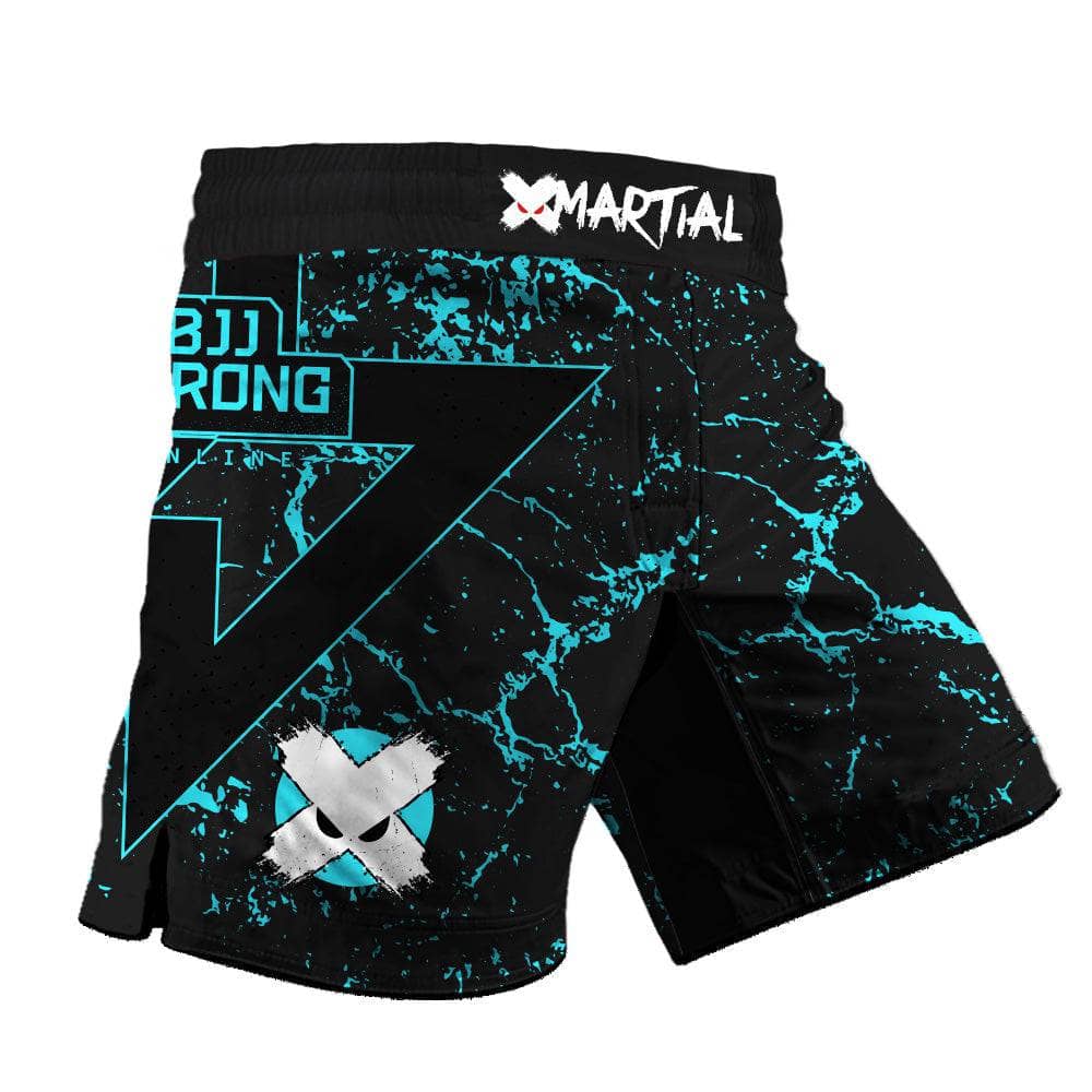 BJJ Strong Rash Guard - Compression Shirt for Brazilian Jiu-Jitsu & MMA Training - Moisture Wicking & UV Protection for Grappling, No-Gi & Combat Sports