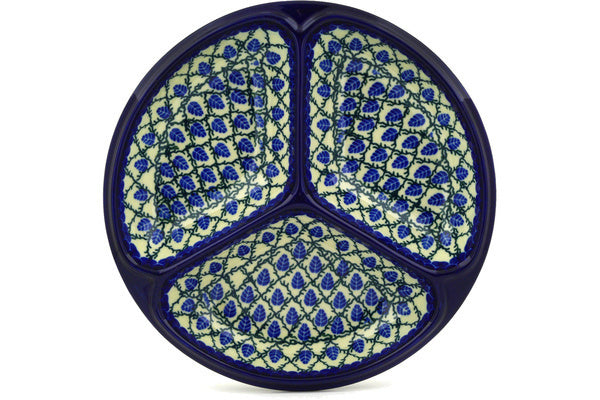 10-Piece Divided Serving Dish Set - Aspen Leaf Trellis Design for Dinner Parties, Buffets, and Elegant Food Presentation