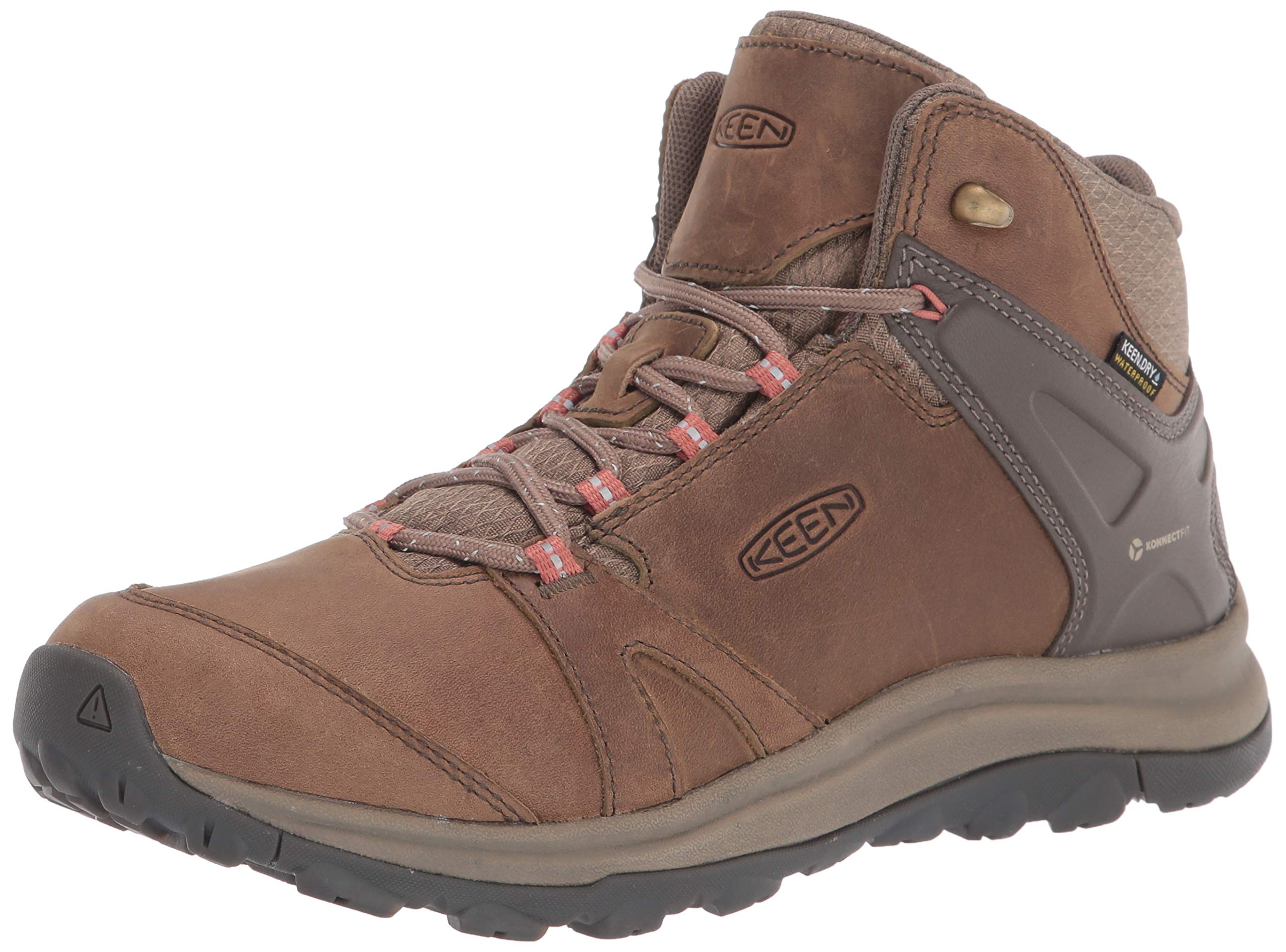 KEEN Women's Terradora 2 Mid Height Leather Waterproof Hiking Boots - Lightweight & Durable for Outdoor Adventures, Trail Walking & Mountain Climbing