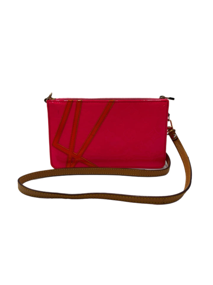 Authentic Louis Vuitton Robert Wilson Lexington Fluo Rose Vernis Pochette Handbag - Luxury Evening Clutch for Women, Perfect for Parties & Special Occasions