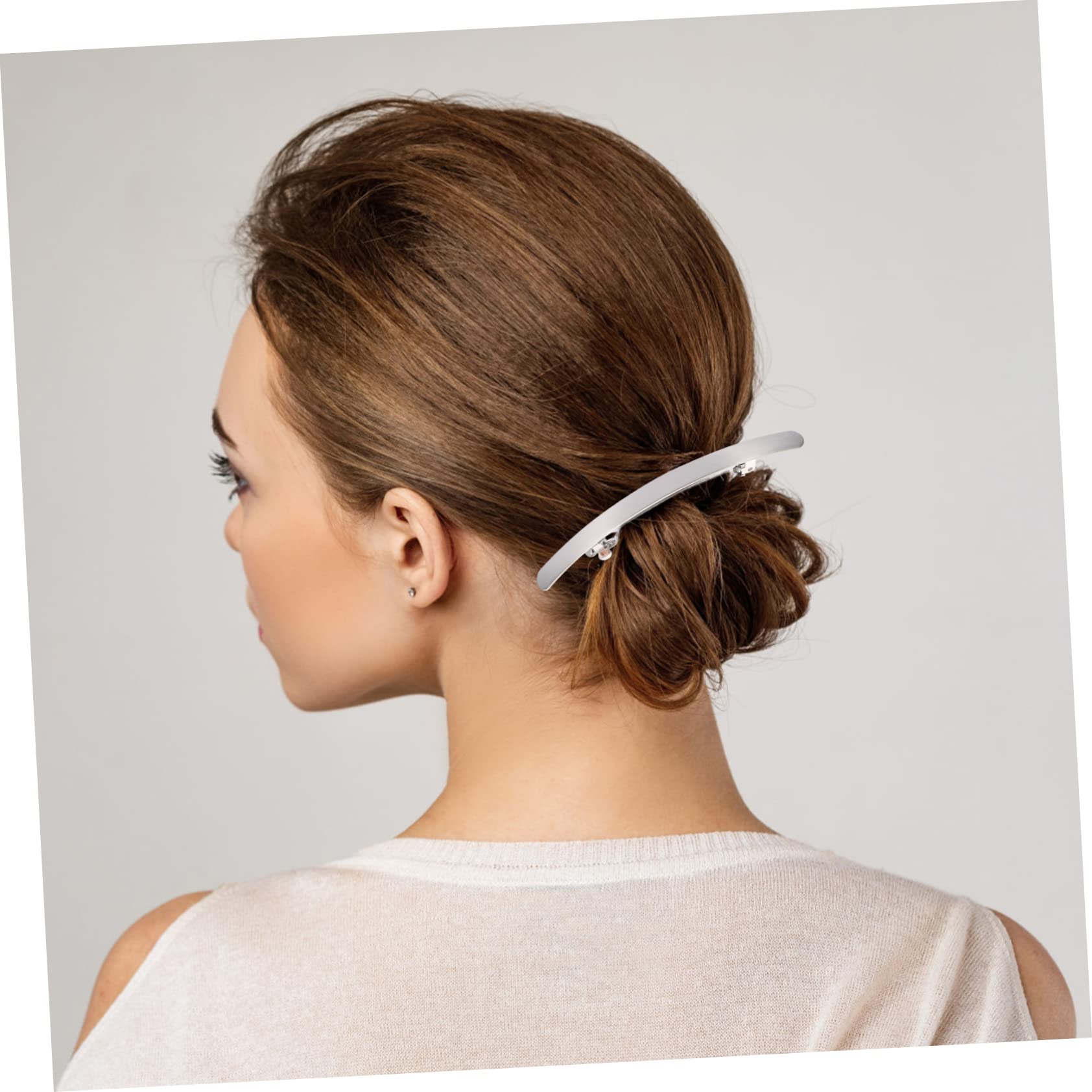 Minkissy Hair Clips for Women & Girls - 6pcs Ponytail Holder Barrette Set in Gold, Silver & Rose Gold - Fashion Hair Accessories for Parties, Weddings & Daily Styling