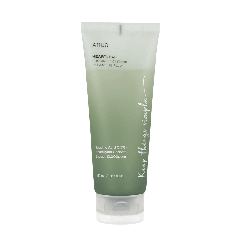 Anua Korean Skincare Set - Gentle Cleansing Oil & Foam Face Wash for Sensitive Skin | Hydrating & Oil Control | Perfect for Daily Double Cleansing Routine