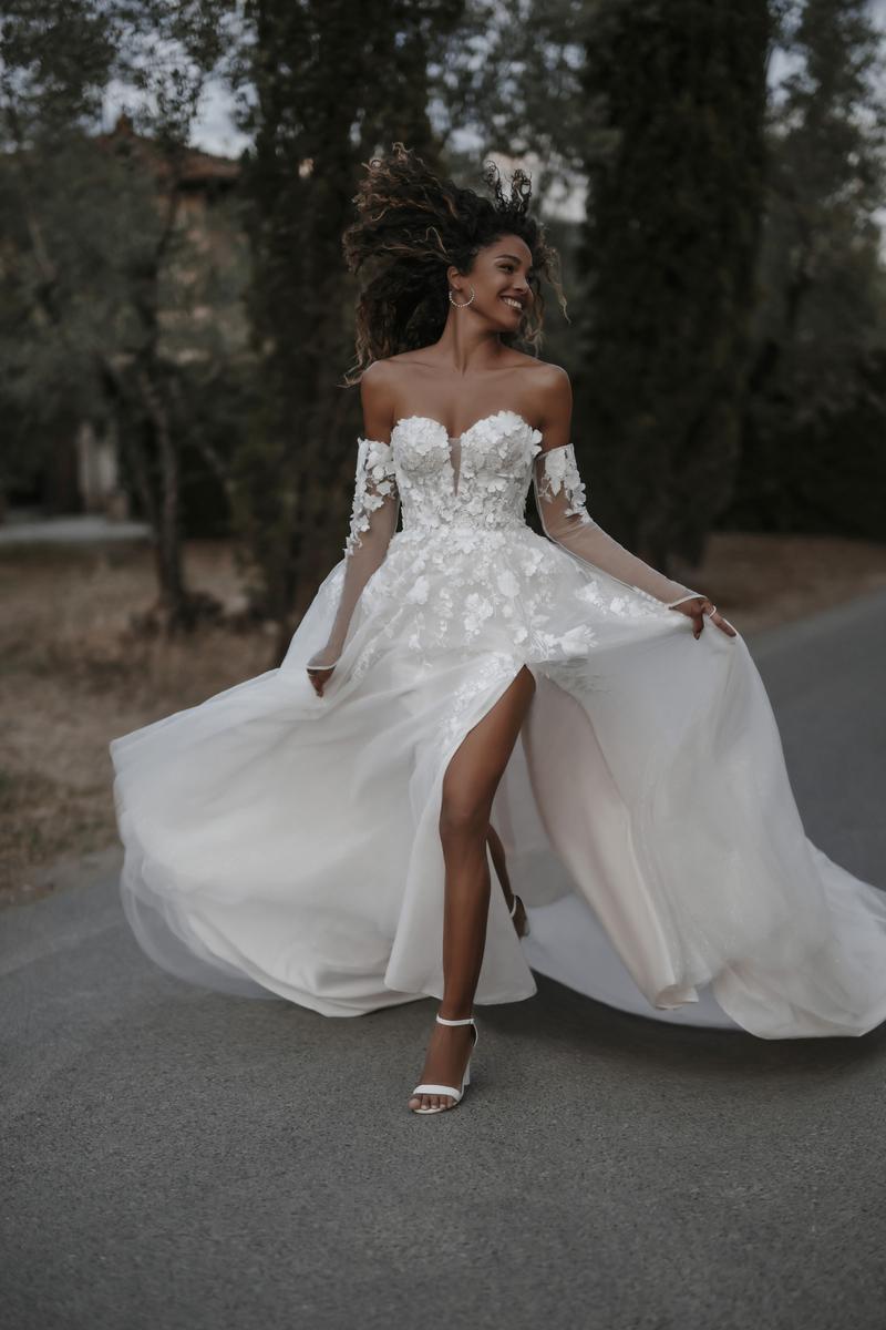 Allure Bridals Abella Jouri Wedding Gown E304 - Elegant Bridal Dress for Church Ceremonies & Formal Receptions