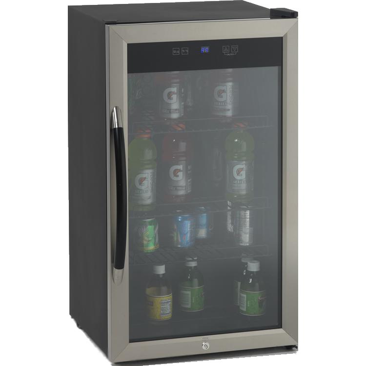 Avanti 3.0 cu.ft Freestanding Compact Beverage Refrigerator - Stainless Steel BCA306SSIS | Perfect for Home Bar, Office, or Dorm Room Mini Fridge for Drinks & Snacks