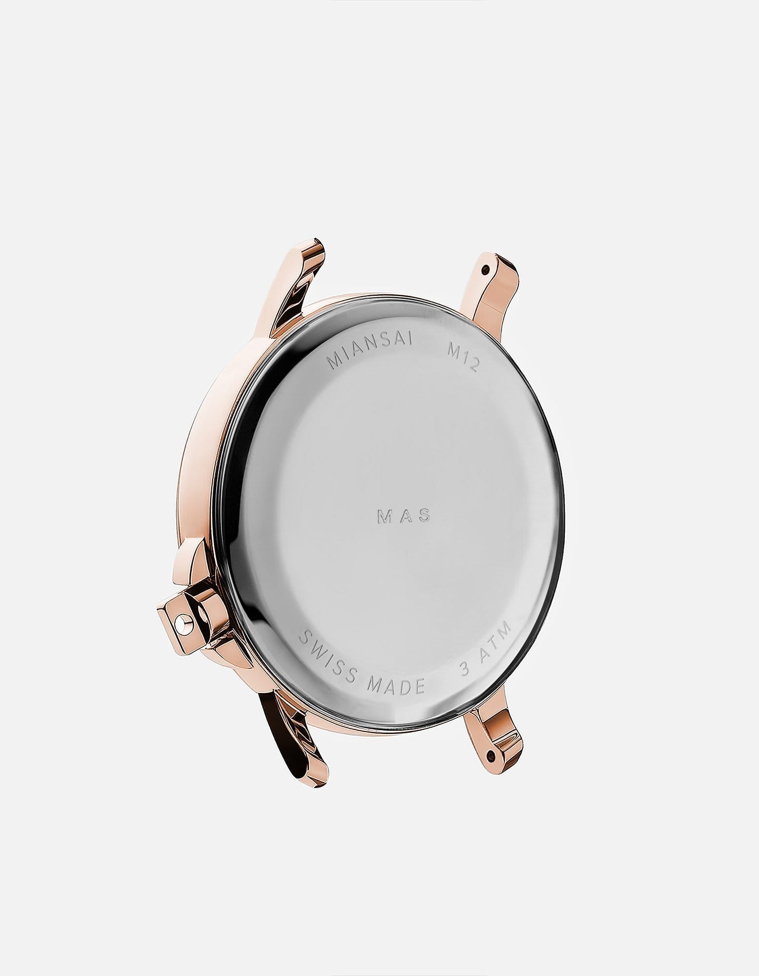 M12 Swiss Rose White & Black Leather Watch - Elegant Luxury Timepiece for Women, Perfect for Business, Parties & Special Occasions