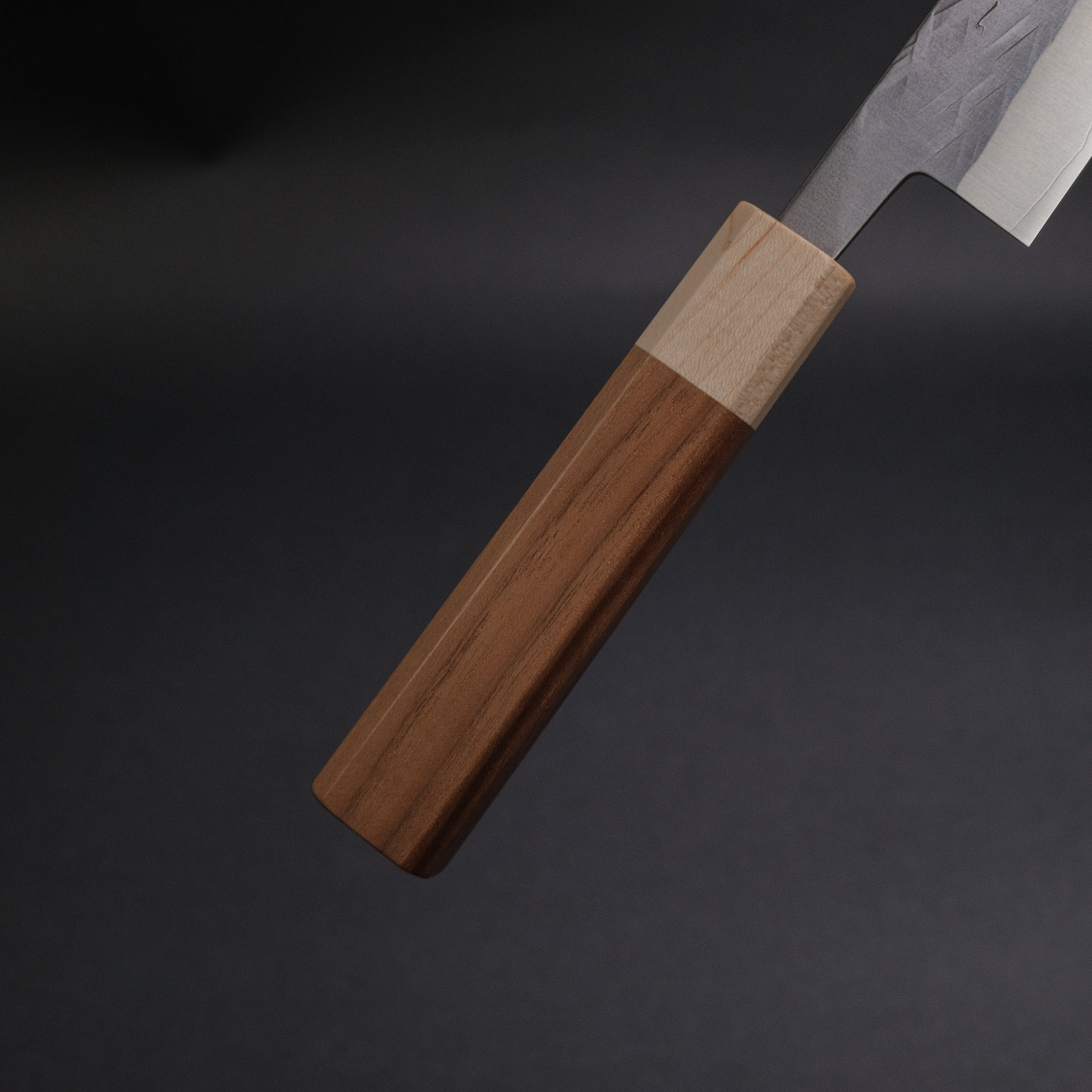 Hitohira TD SLD Tsuchime Gyuto 165mm Japanese Chef Knife with Walnut Handle - Perfect for Sushi, Meat Slicing & Vegetable Cutting