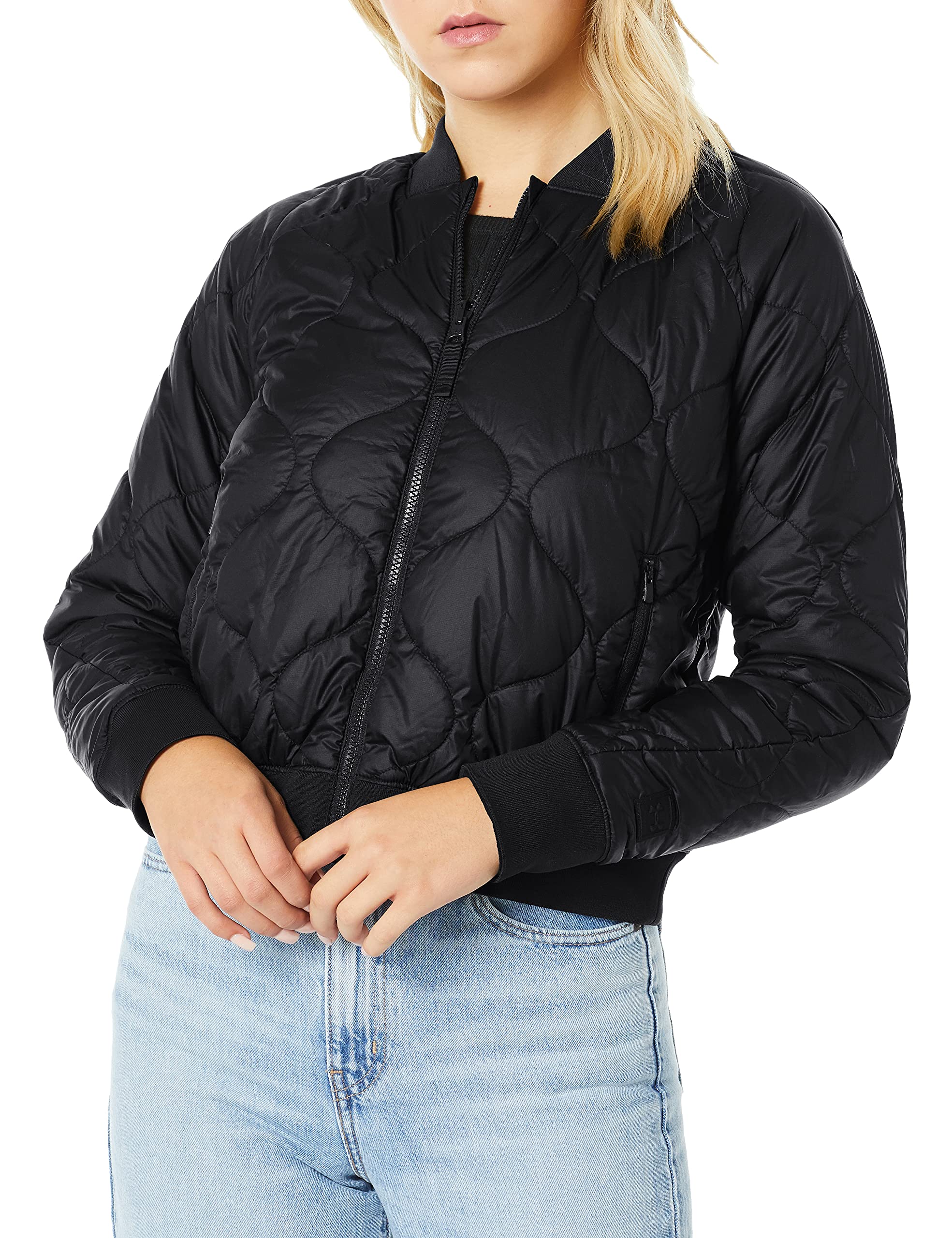 Under Armour Women's Unstoppable Reactor Bomber Jacket - Lightweight Windbreaker for Running, Training & Outdoor Activities
