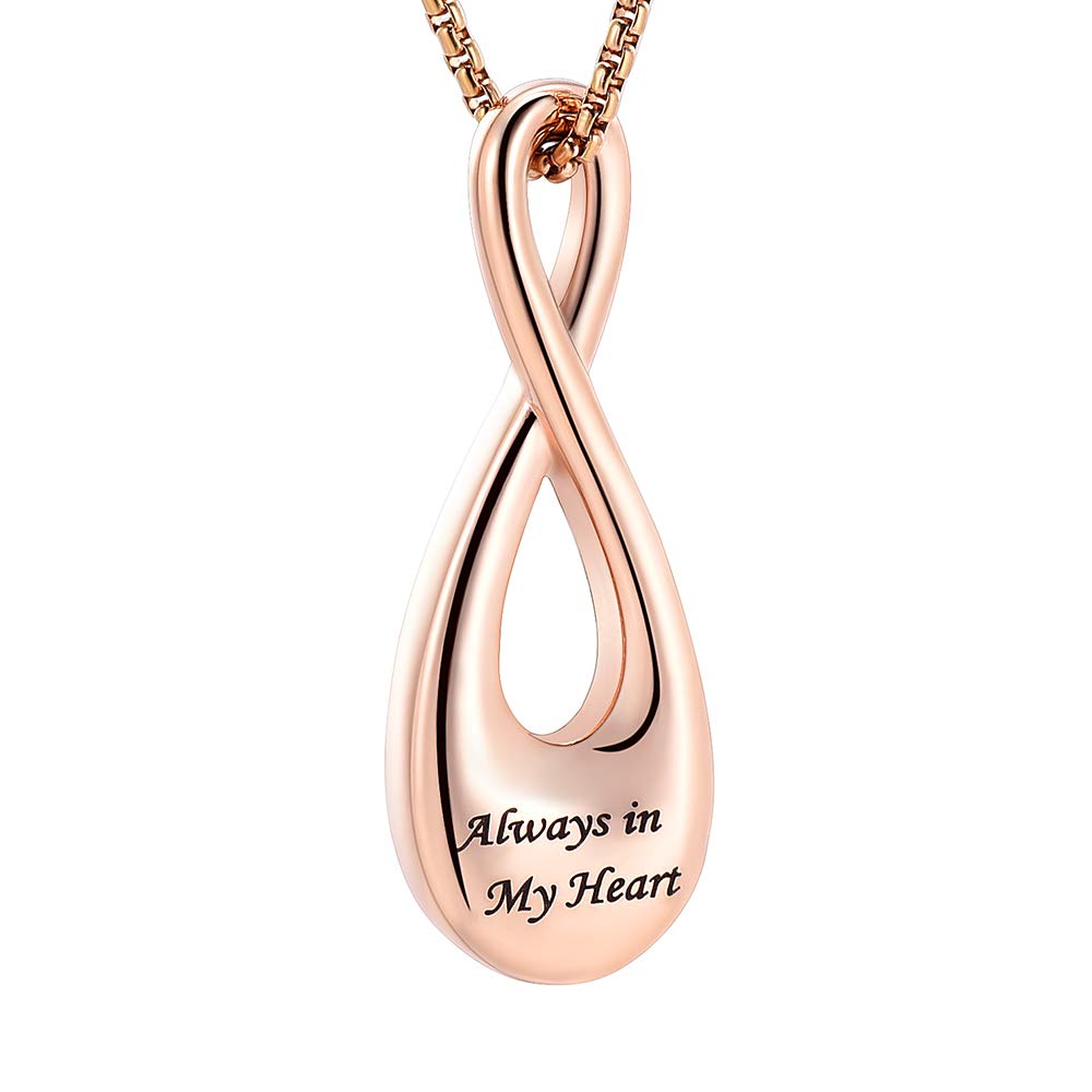 Cremation Jewelry Necklace for Ashes - Stainless Steel Keepsake Pendant for Women & Men | Memorial Gift