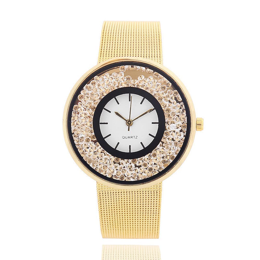 Weicam Women's Casual Bangle Bracelet Watch - Analog Quartz Wristwatch for Girls & Women - Perfect for Office, Party & Everyday Wear