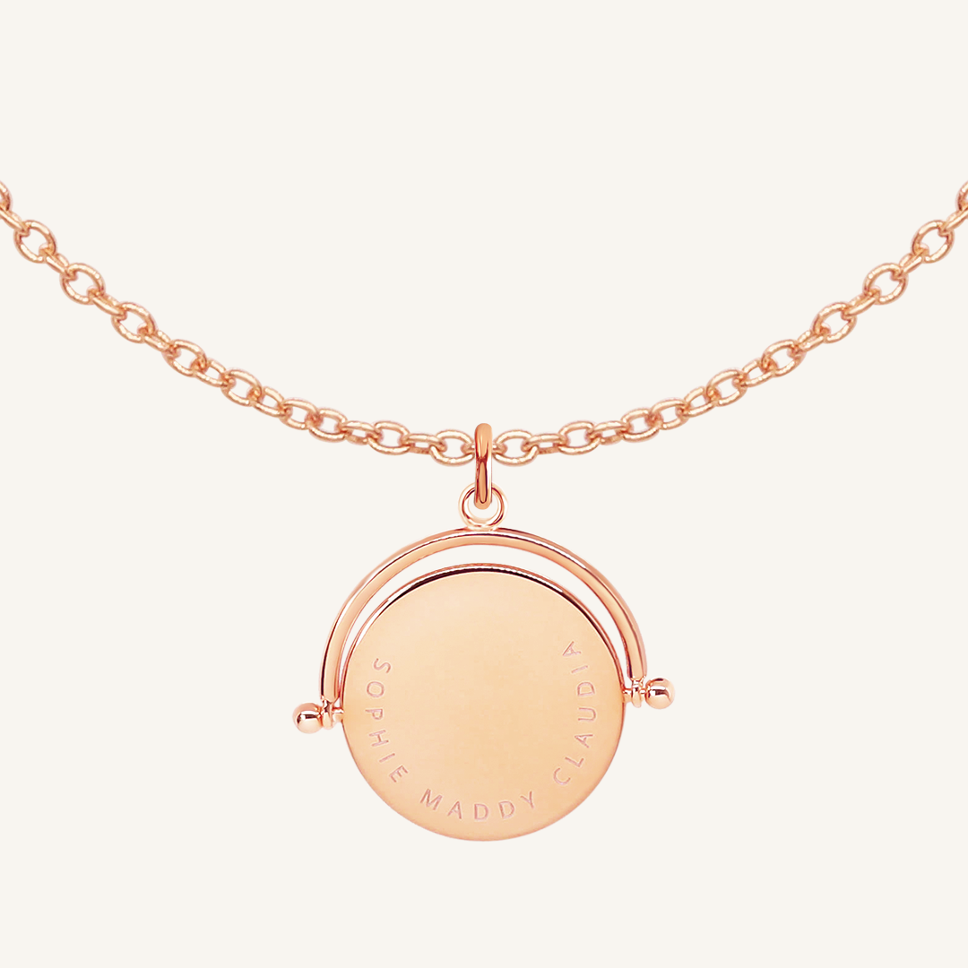 Handmade Etch Pendant Necklace - Unique Personalized Jewelry Gift for Women - Perfect for Anniversary, Birthday & Valentine's Day