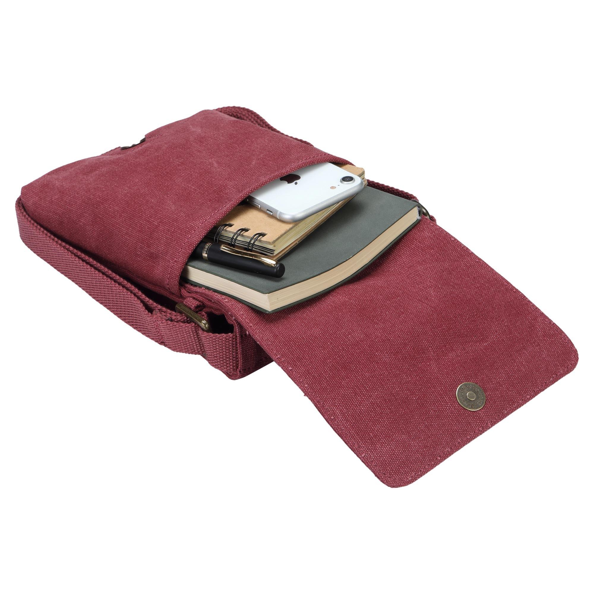 TRP0243 Troop London Classic Canvas Crossbody Bag - Stylish & Durable for Travel, Work & Everyday Use