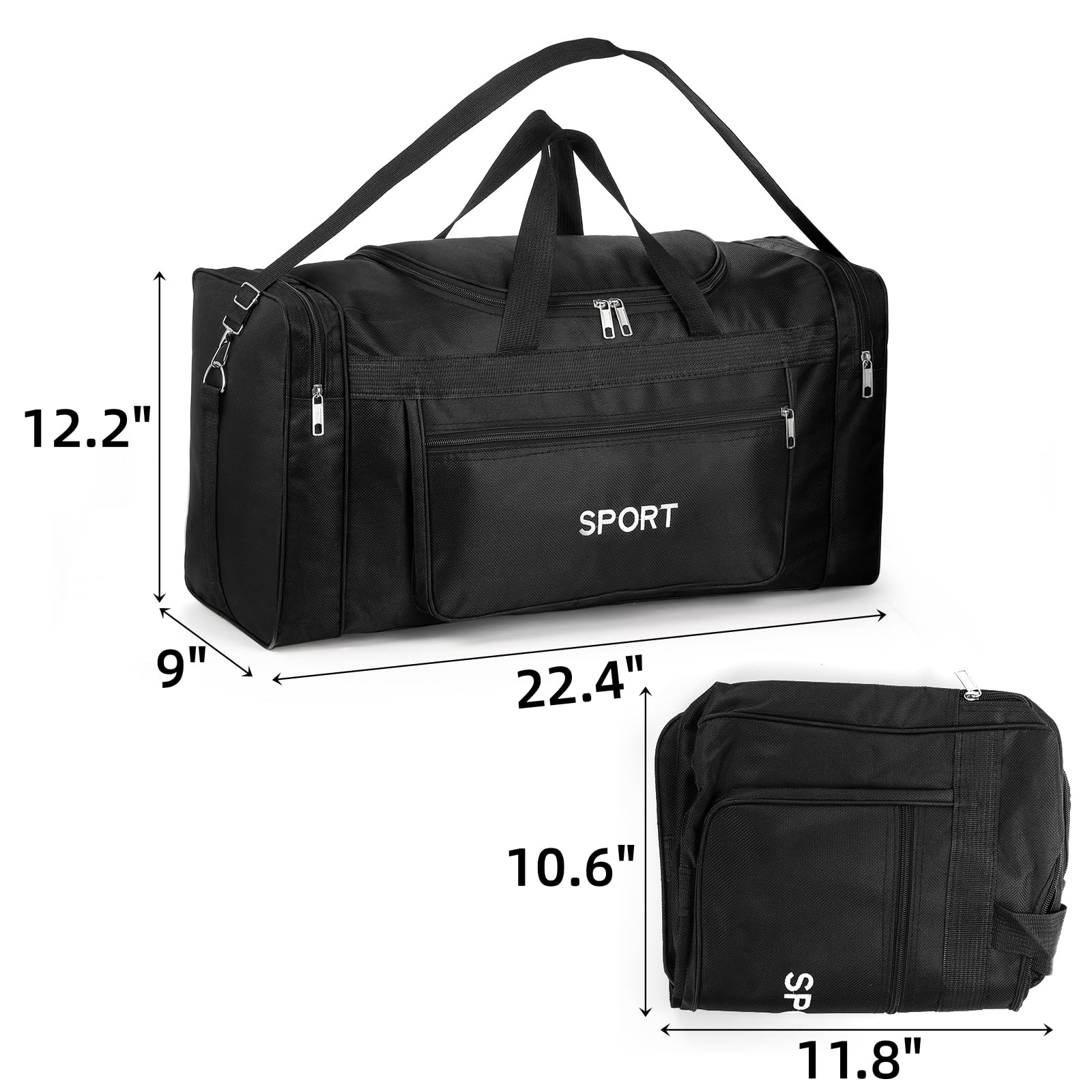 Nylon Duffel Bag 22