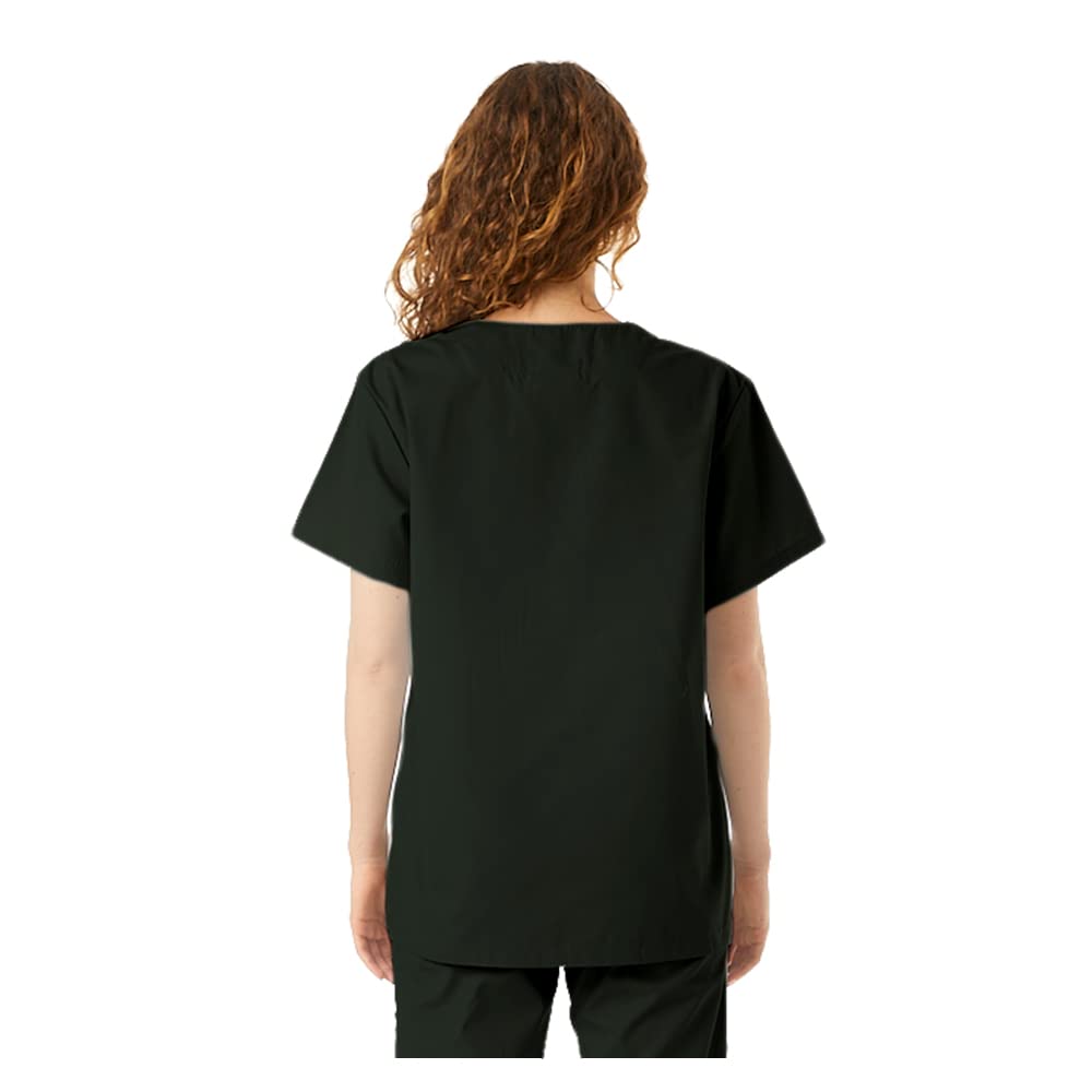 Premium Unisex V-Neck Scrub Top for Doctors & Nurses - Comfortable Medical Workwear for Hospital, Lab & Yoga | Ideal for Healthcare Professionals & Clinical Settings