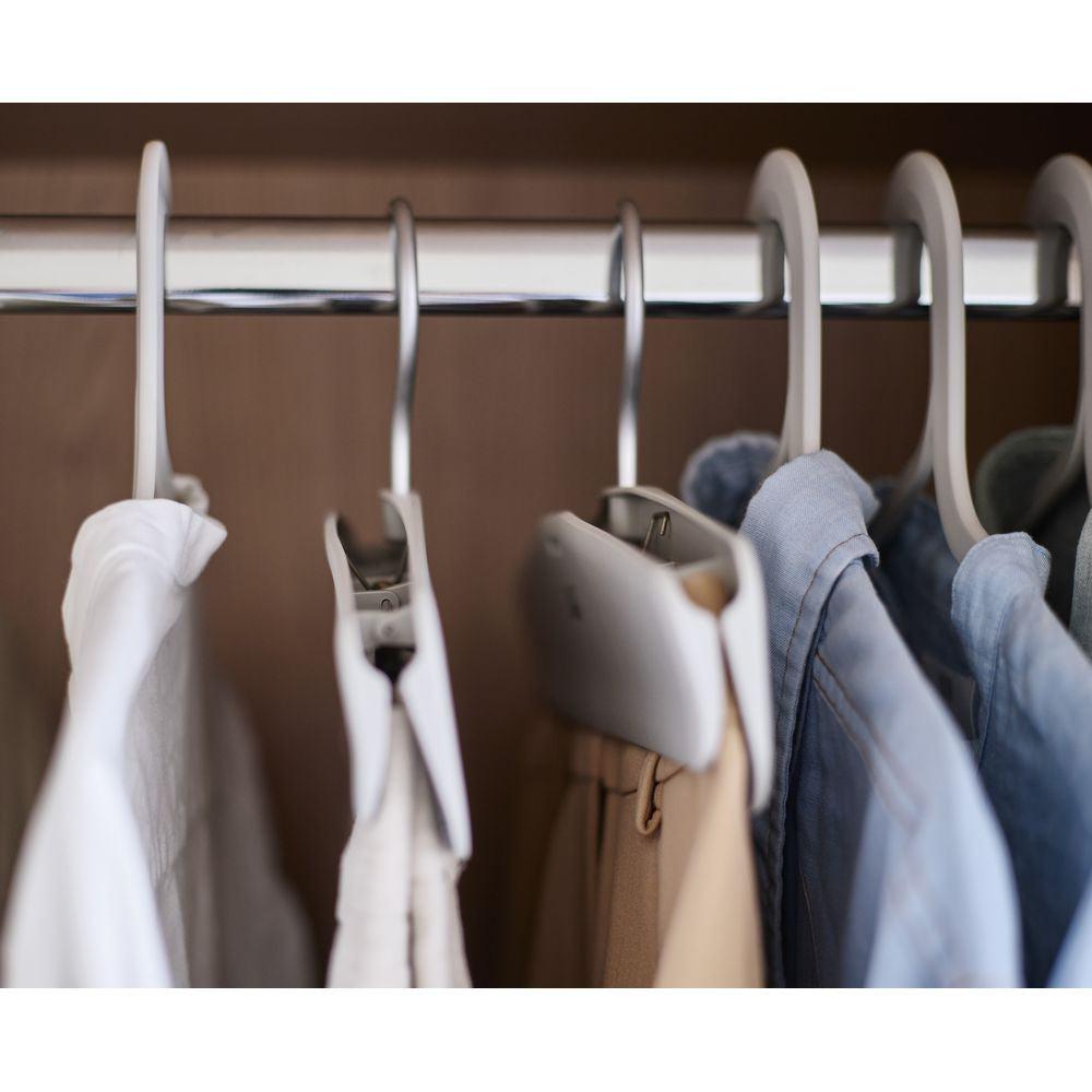 Joseph Joseph Orderly Space-Saving Clothes Hanger for Pants & Skirts - 2 Pack - Perfect for Closet Organization and Travel Packing
