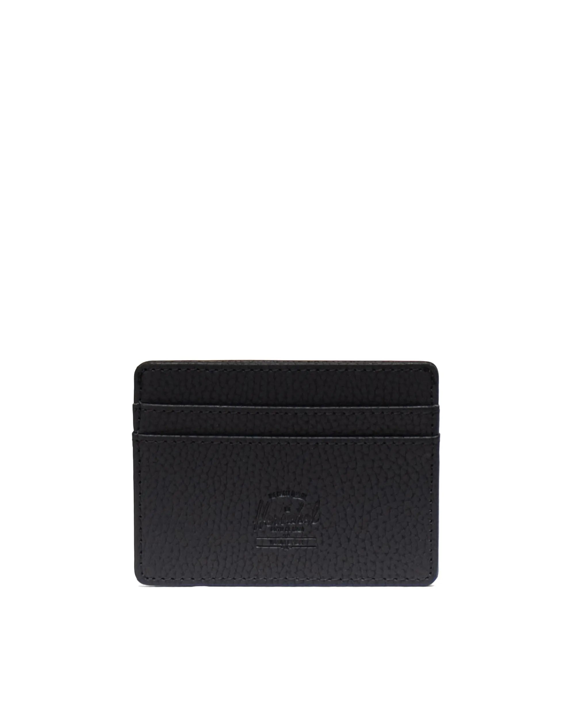 Herschel Charlie Vegan Leather Cardholder Wallet - Slim RFID Blocking Minimalist Wallet for Men & Women - Perfect for Travel, Everyday Use & Gift Giving