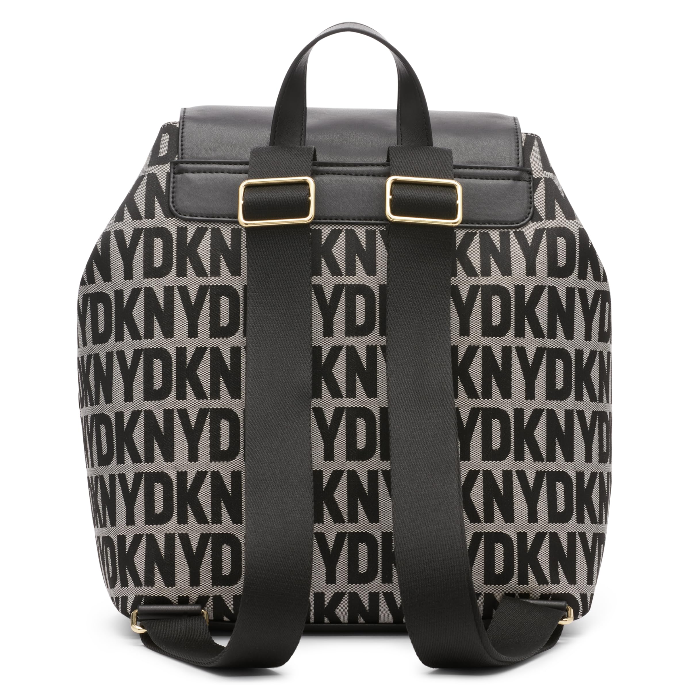 DKNY Women's Shane Backpack - Stylish Black Logo Backpack for Work, Travel & School | Durable & Fashionable Shoulder Bag for Women | Perfect for Commuting, College & Everyday Use