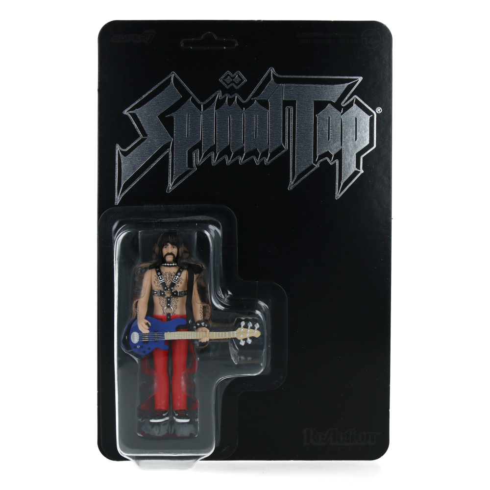 Derek Smalls Spinal Tap ReAction Figures Wave 1 - Vintage-Inspired Collectible Action Figure for Music Fans & Movie Memorabilia Collectors - Perfect for Display, Gifts, and Rock Music Themed Decor