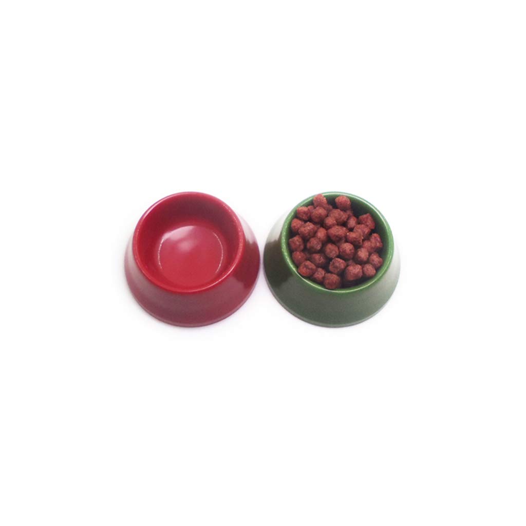 LEJIA 1/12 Scale Miniature Pet Dog & Cat Food Bowl Set - Realistic Dollhouse Kitchen & Garden Decor Accessories for DIY Doll House Scenes, Model Displays & Miniature Collections