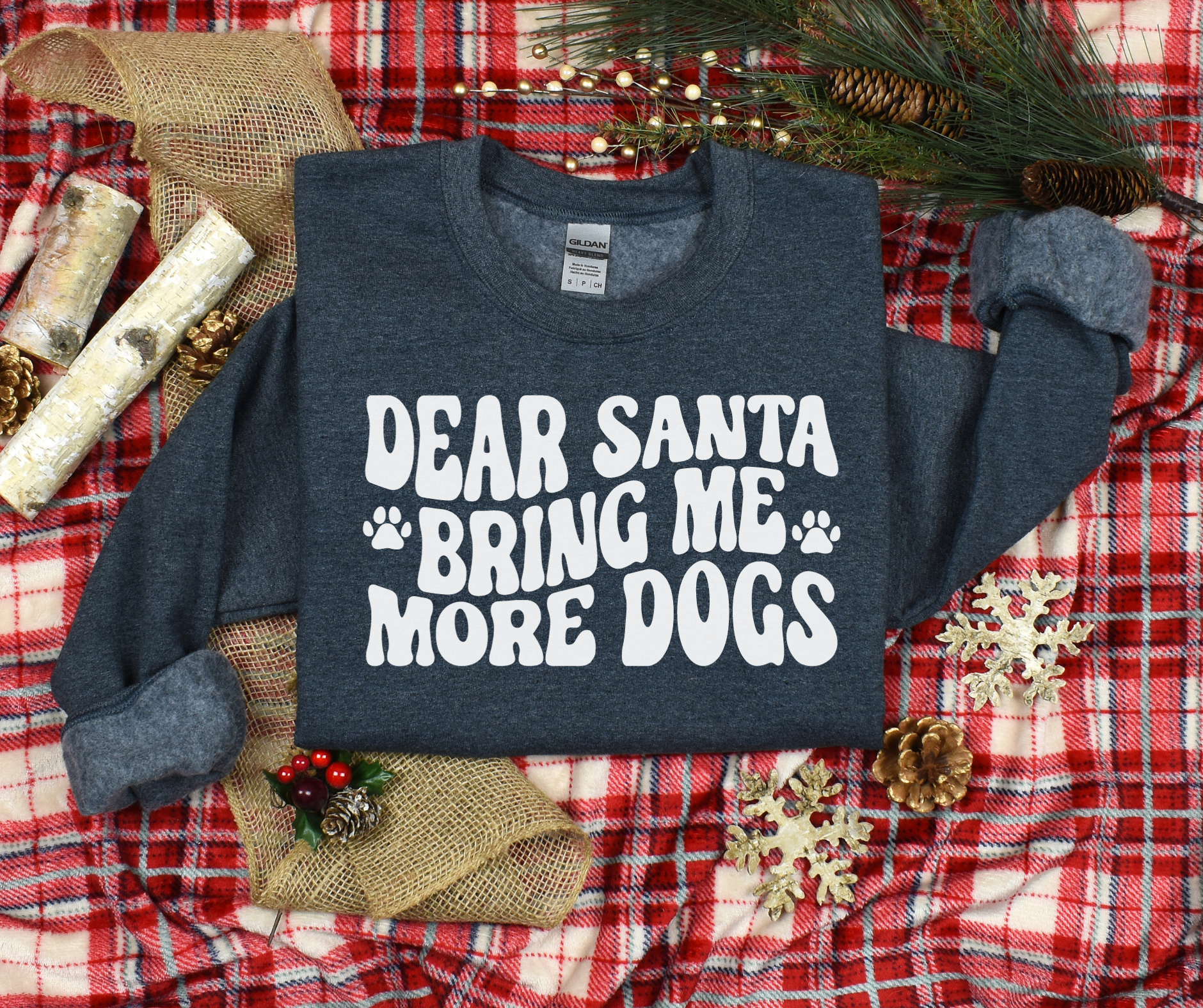 Bring Me More Dogs Graphic Sweatshirt - Cute Dog Lover Hoodie for Women & Men | Perfect for Casual Wear, Dog Walks & Pet Lover Gifts