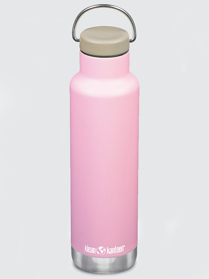 Klean Kanteen 20oz Vacuum Insulated Stainless Steel Water Bottle with Loop Cap | Leakproof & BPA-Free | Perfect for Hiking, Gym & Everyday Use