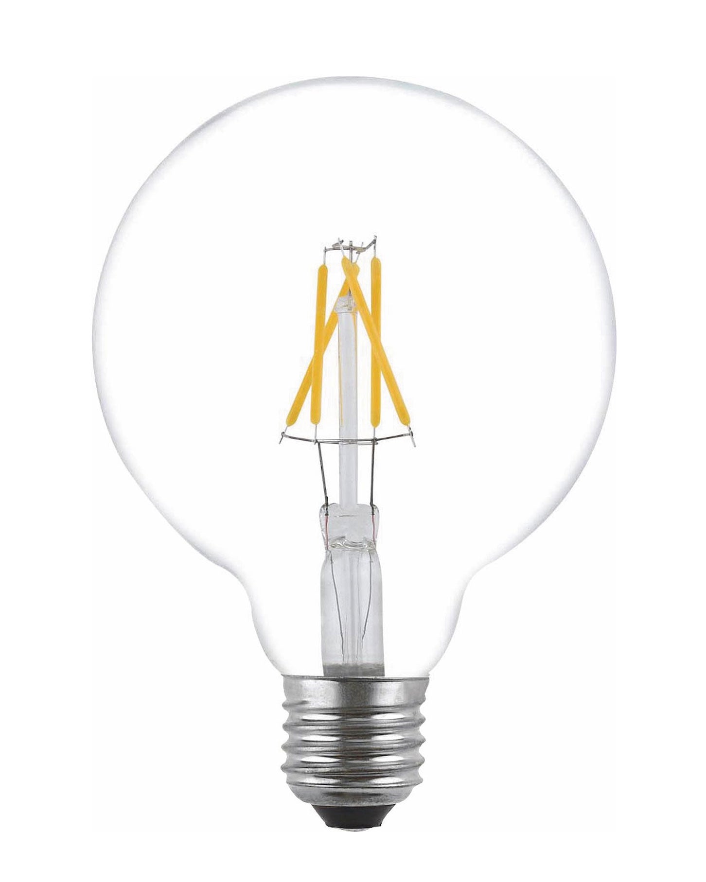Energy Efficient 125mm LED Sphere Light Bulb - 470 Lumens, Warm White for Home & Office Lighting