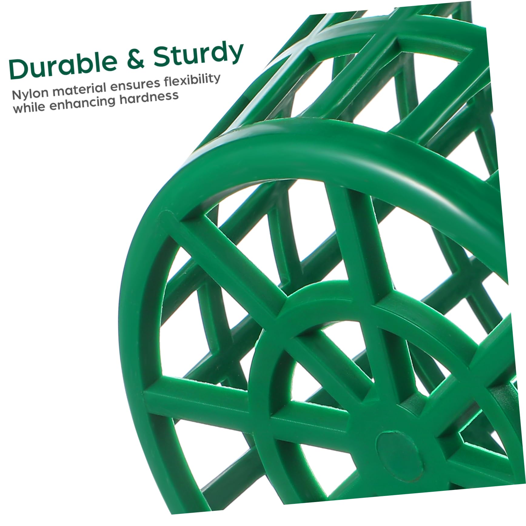 BESPORTBLE Golf Ball Picker Basket - Portable Golf Ball Collector with Hollow Design, Holds 50 Balls (Green) - Perfect for Driving Range Practice & Course Accessories