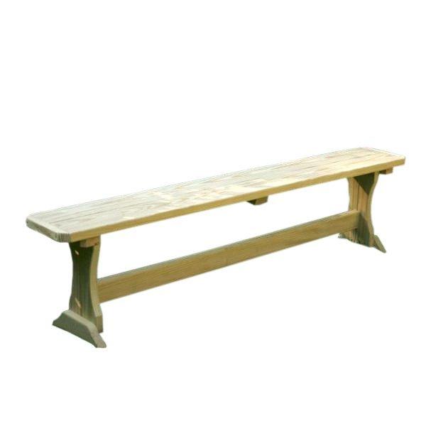 Treated Pine Wood Garden Bench - Rustic Outdoor Seating for Patio, Backyard, and Garden Decor | Durable & Weather-Resistant