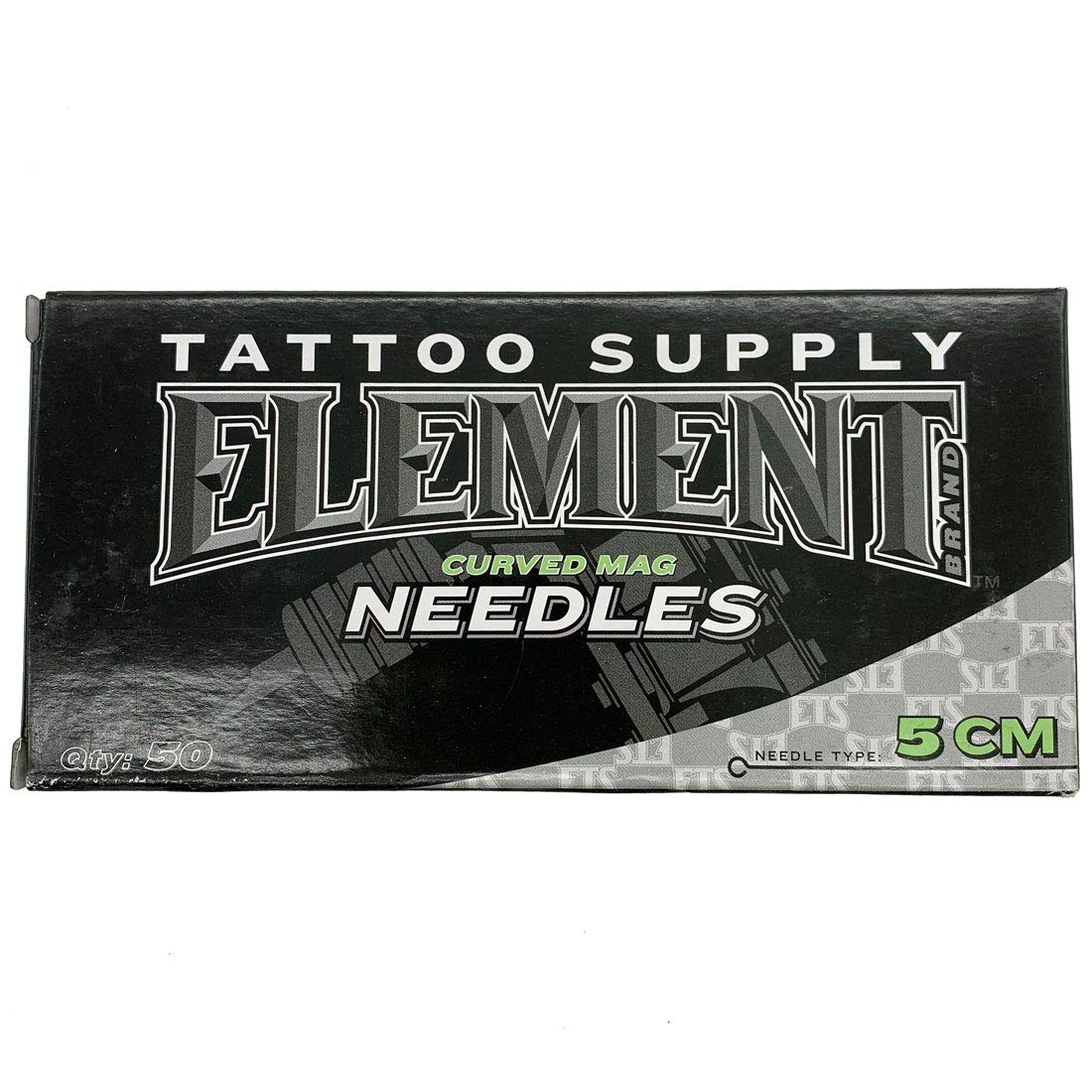 Professional Tattoo Needles - 50pcs Long Bar Curved Magnum 5CM for Smooth Tattooing - Perfect for Lining, Shading & Coloring - Ideal for Tattoo Artists & Beginners