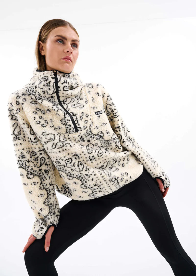 Stylish ANDORRA HOODIE in Trendy Bandana Print - Perfect for Casual Outfits, Streetwear Fashion, and Cozy Loungewear