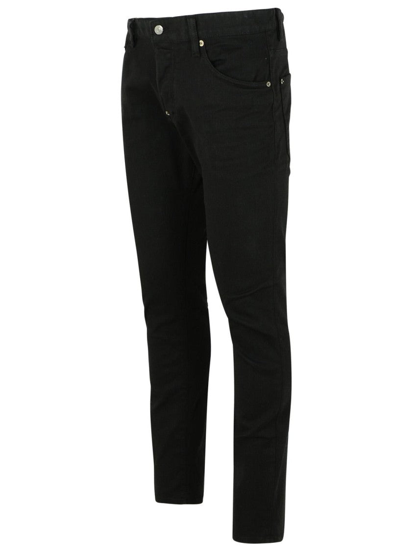 Skater Style Black Cotton Jeans for Men & Women - Comfortable Stretch Denim Pants for Streetwear, Skateboarding & Casual Outfits